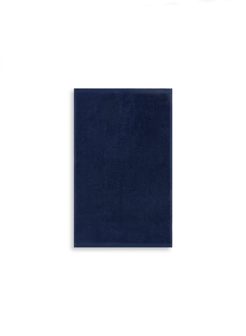 Serviette invité en coton biologique BleuAU PRINTEMPS PARIS Serviette invité en coton biologique BleuAU PRINTEMPS PARIS