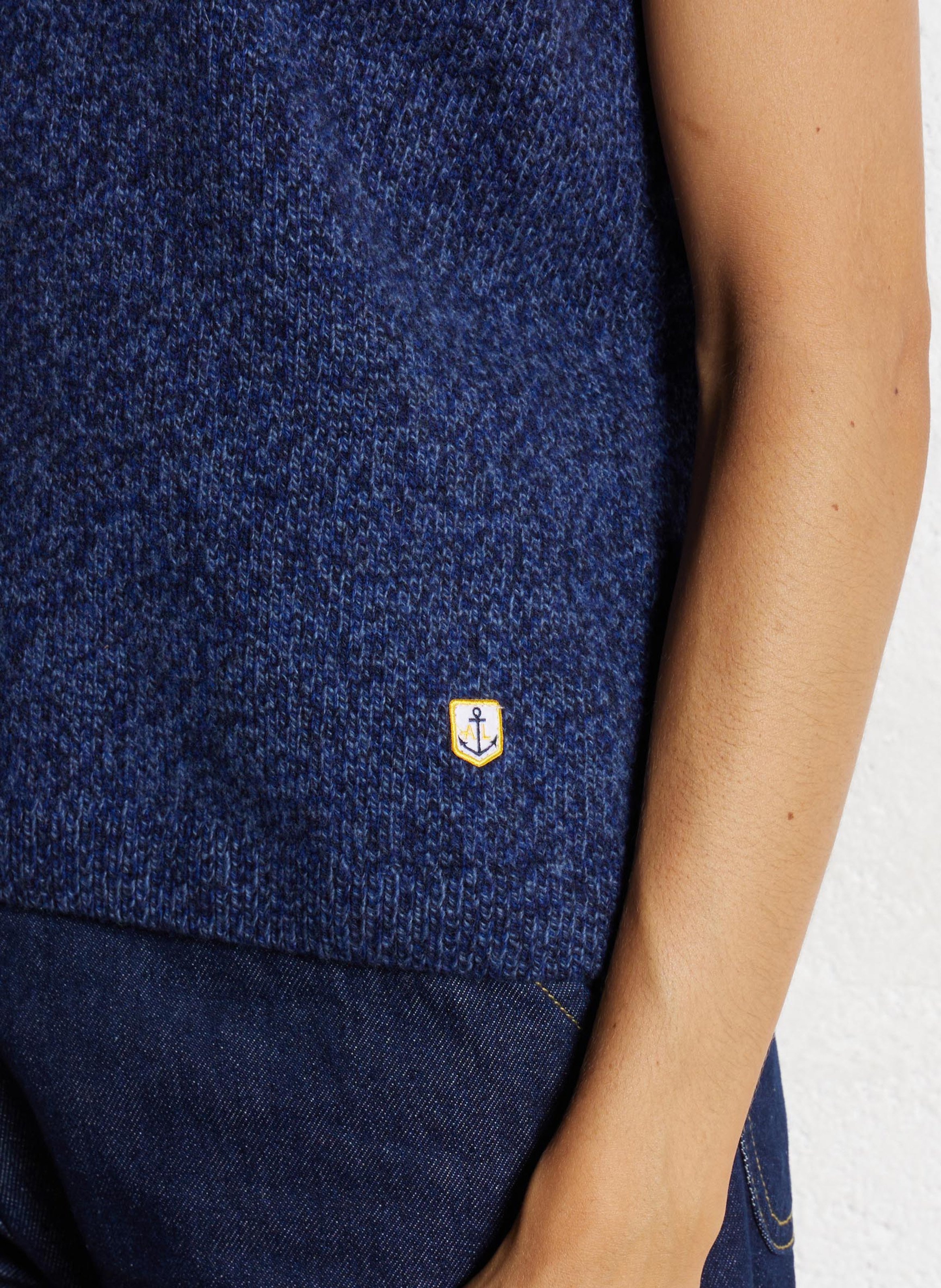 Pull sans manches en laine heritage ARMOR-LUX Bleu