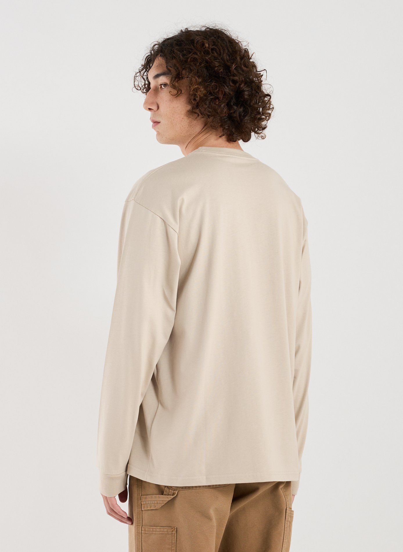 Classic Cotton T-Shirt CARHARTT WIP Beige