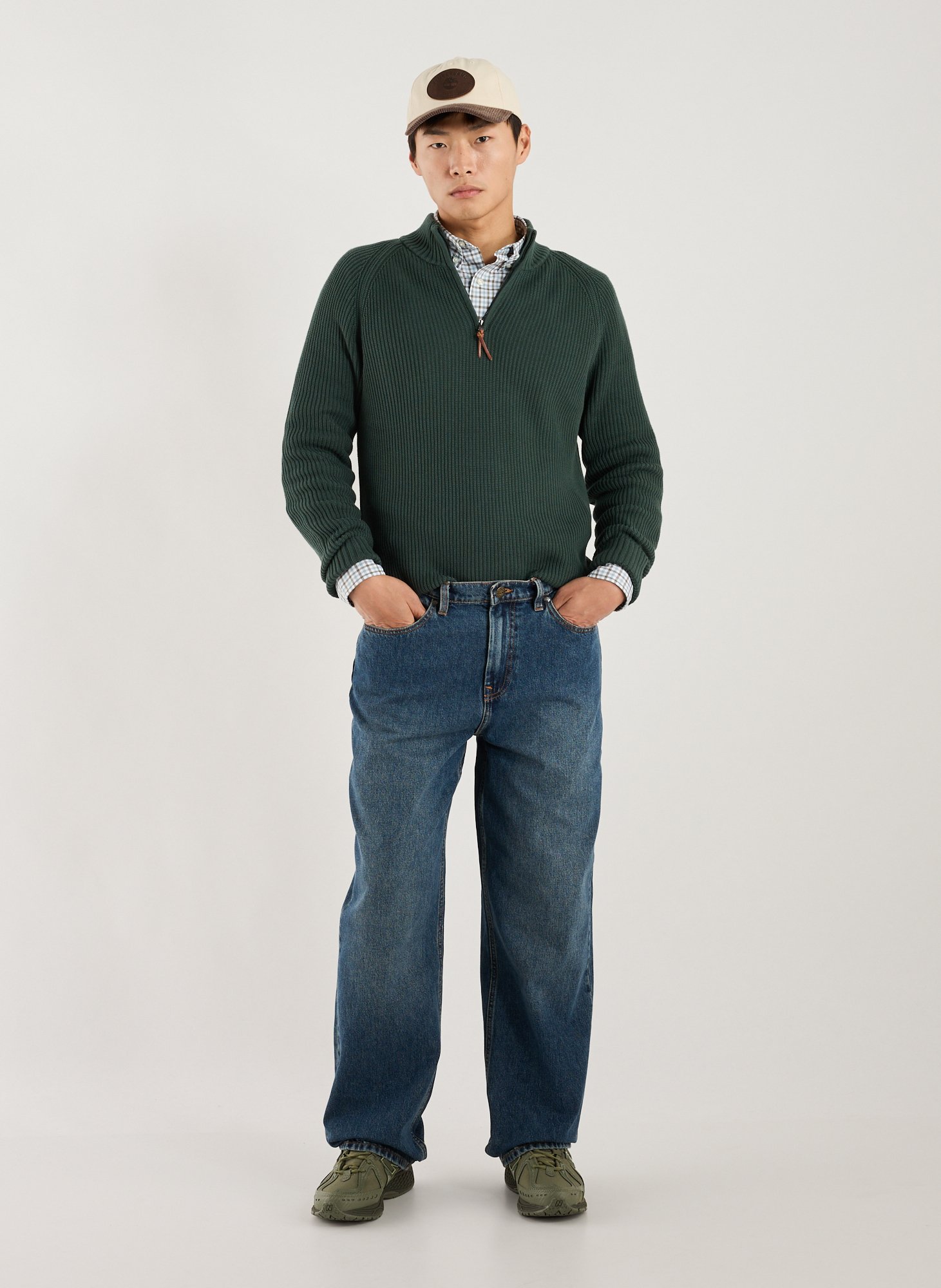 Cotton jumper TIMBERLAND Green