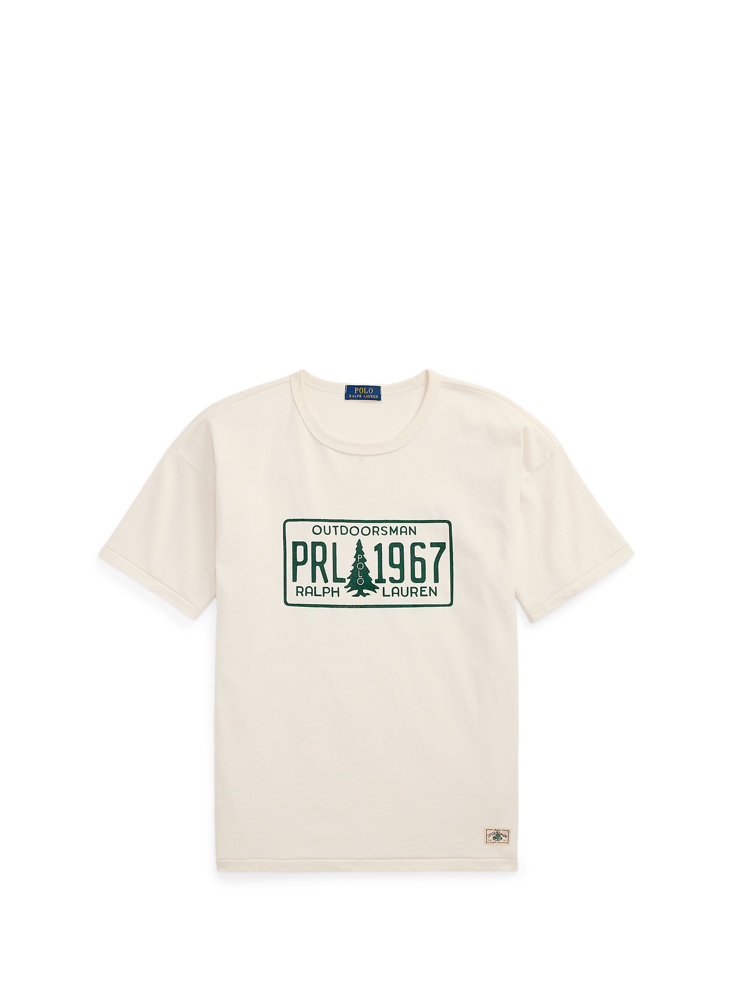 T-shirt à motif en coton POLO RALPH LAUREN Blanc