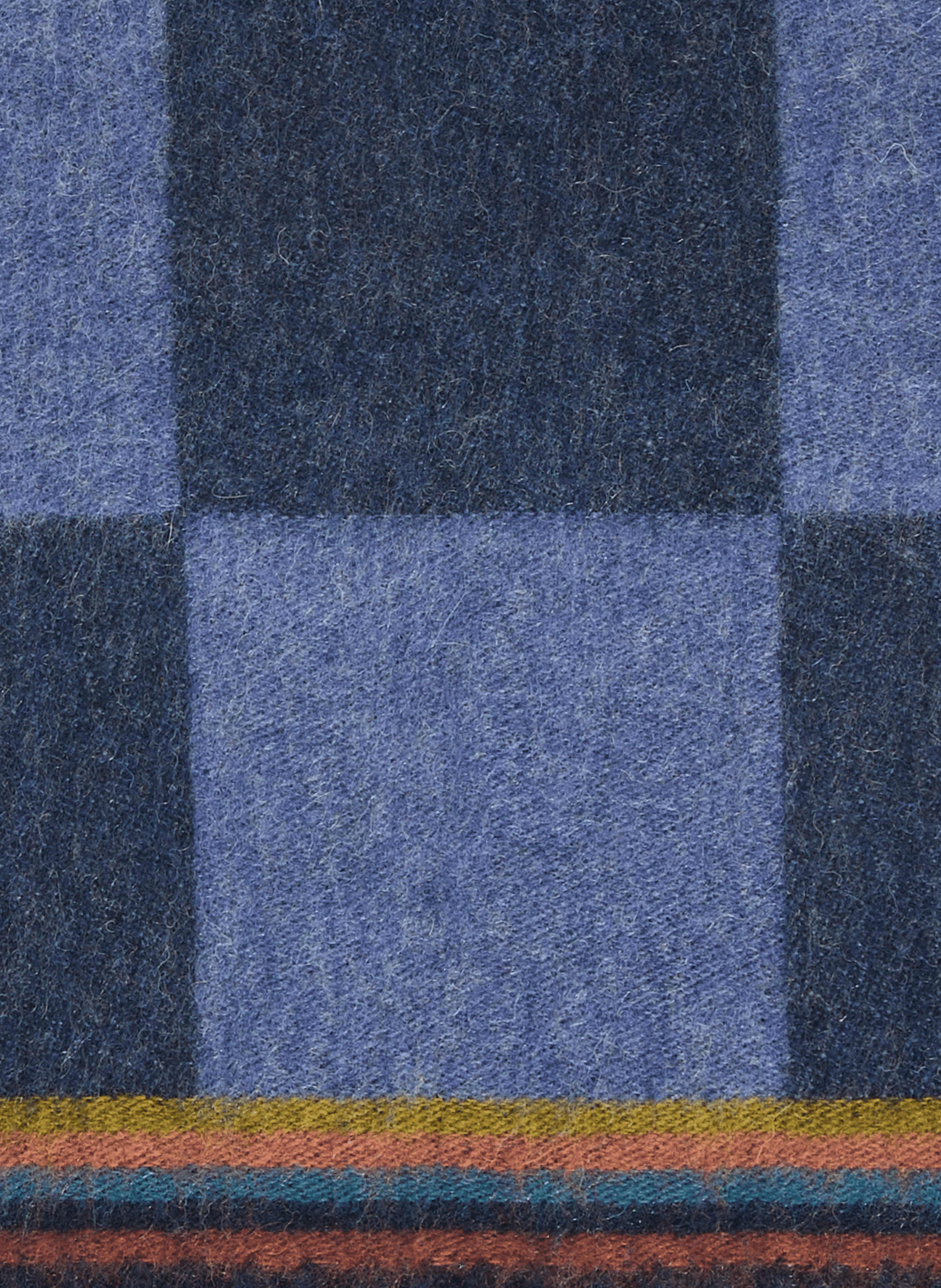 Echarpe réversible en laine PAUL SMITH Bleu