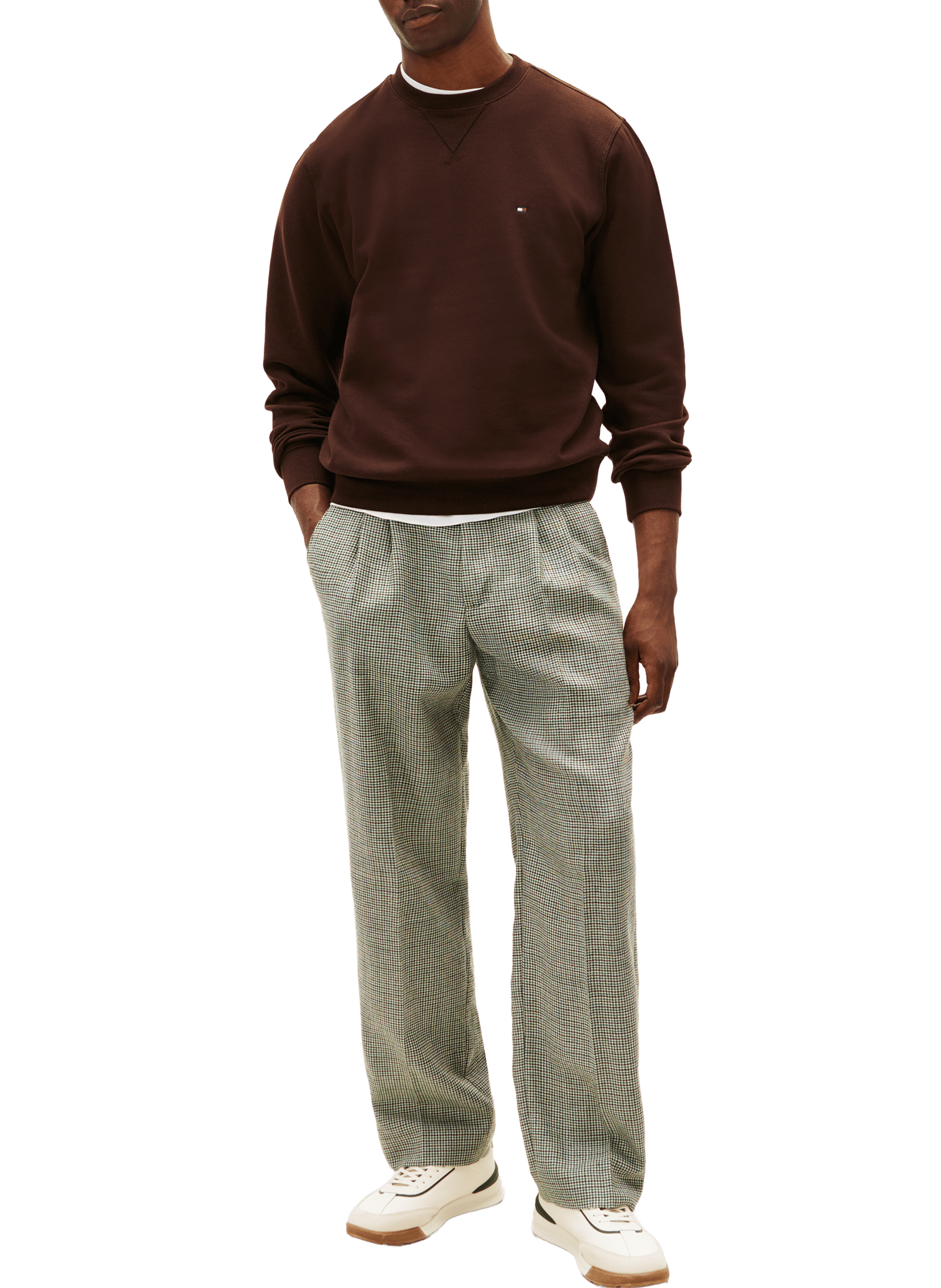 Cotton sweatshirt TOMMY HILFIGER Brown