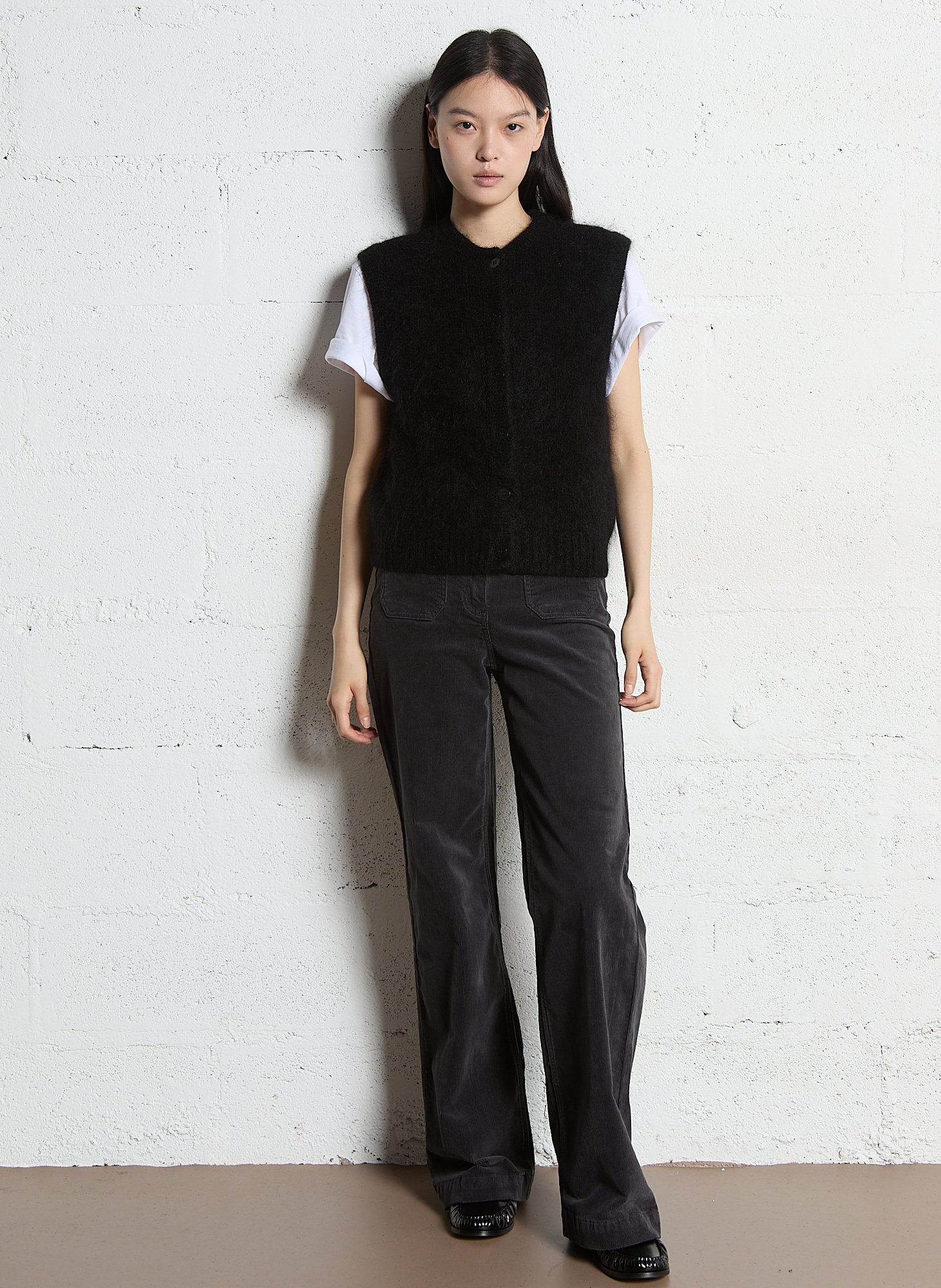 Mocassins en cuir n°182 RIVECOUR Noir