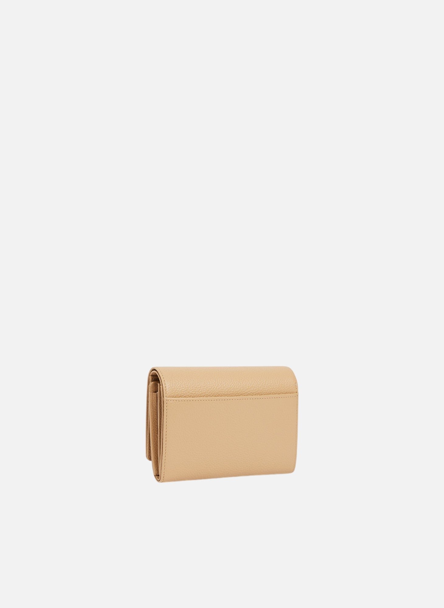 Portefeuille emilie en cuir grainé LE TANNEUR Beige