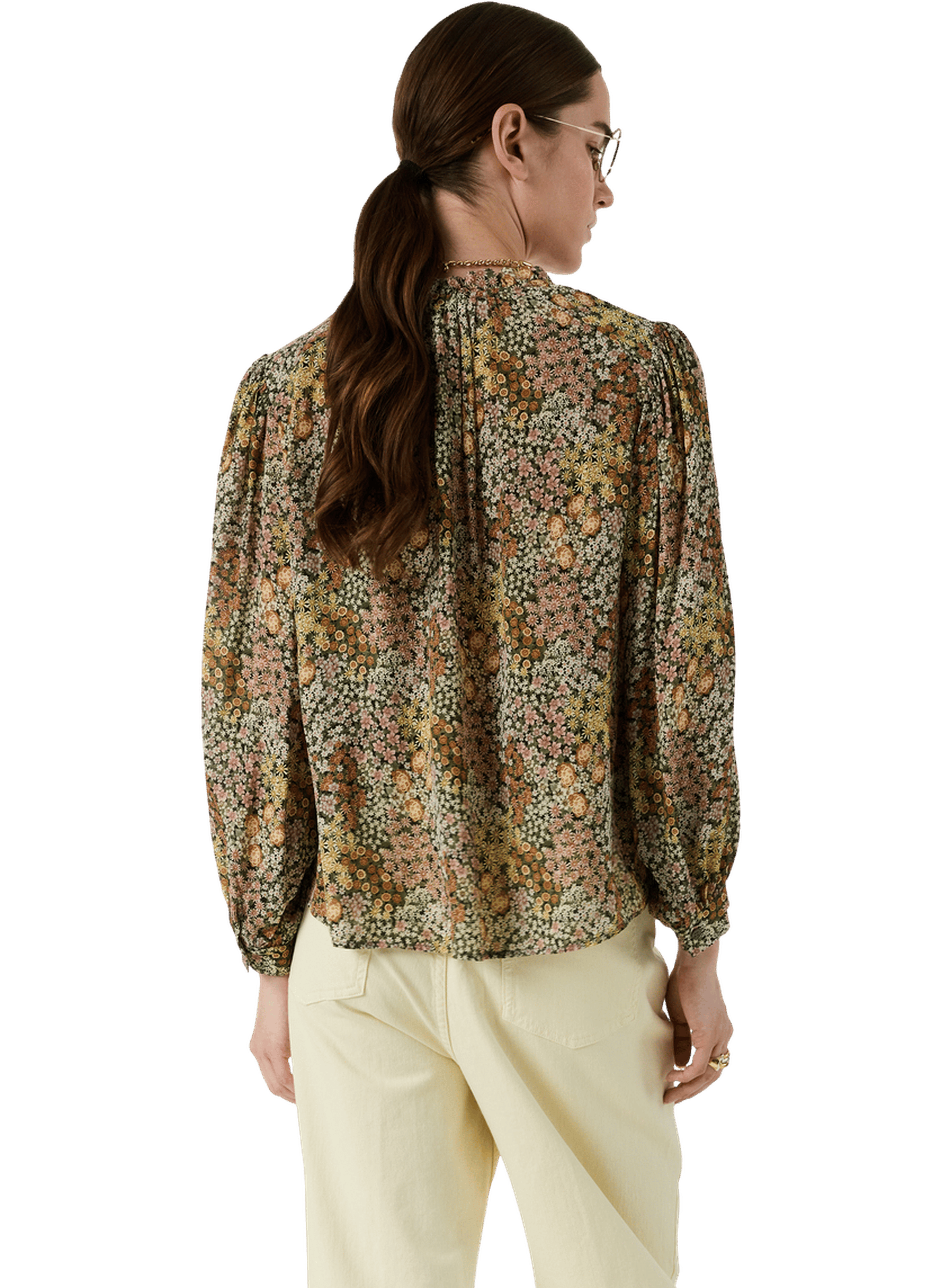 Blouse fluide fleurie - carinne GERARD DAREL Rose