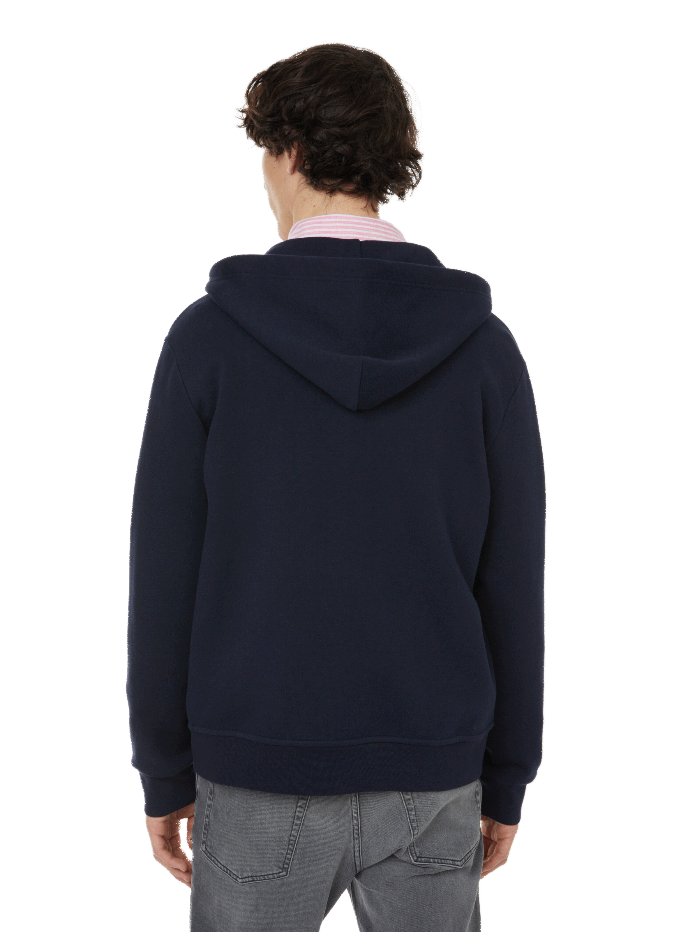 Cotton-blend zip-up hoodie POLO RALPH LAUREN Blue