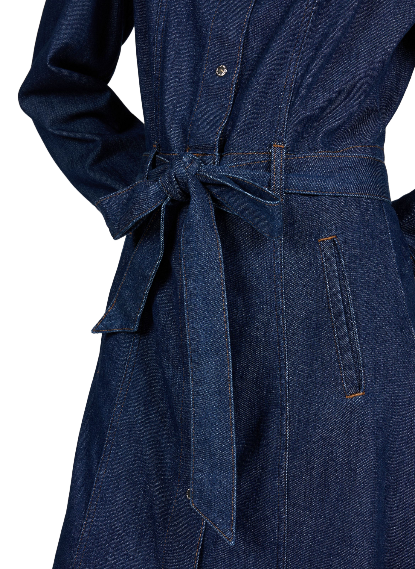 Denim mini dress 7 FOR ALL MANKIND Blue