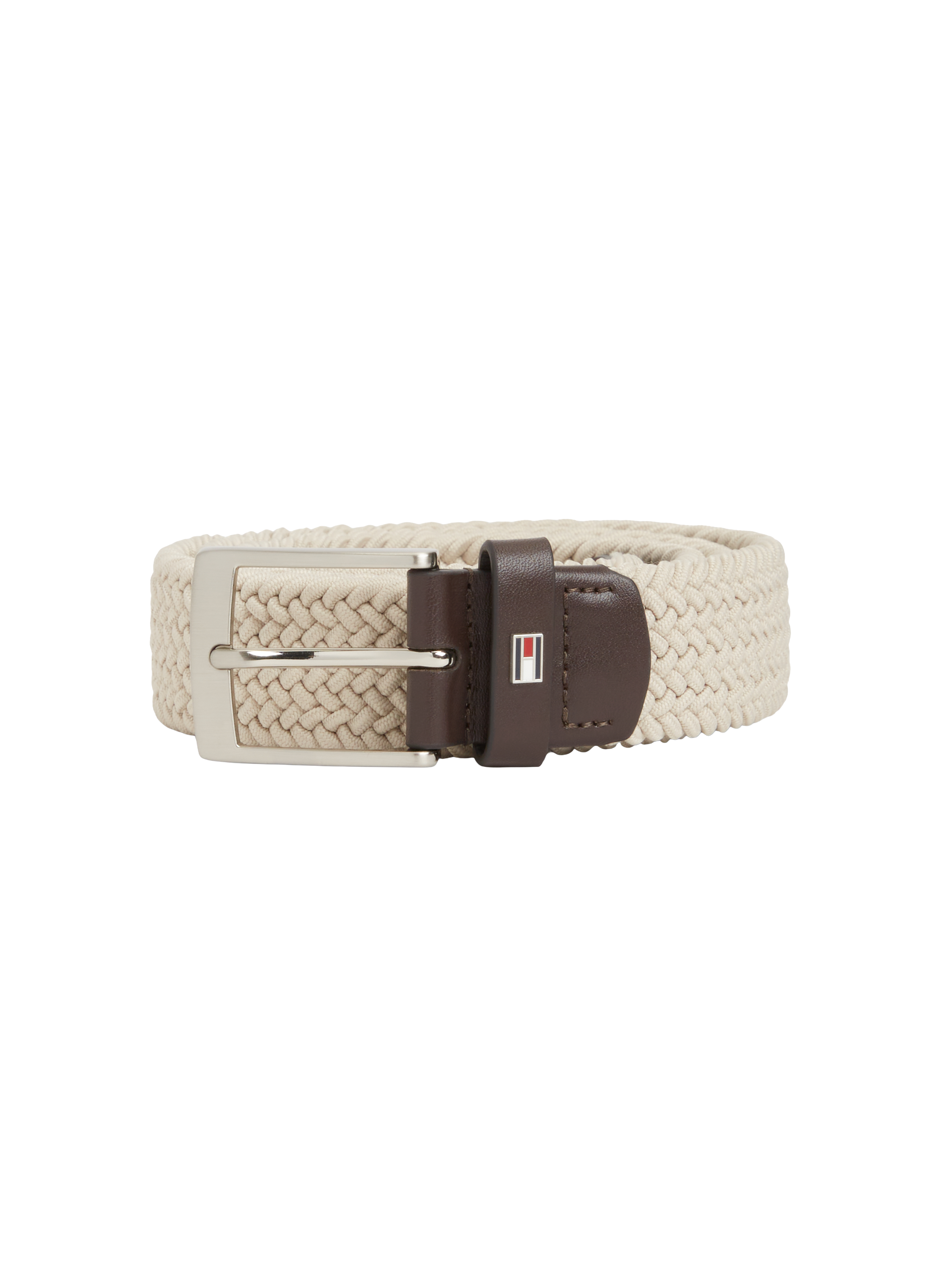 Ceinture stretch tressée TOMMY HILFIGER Beige