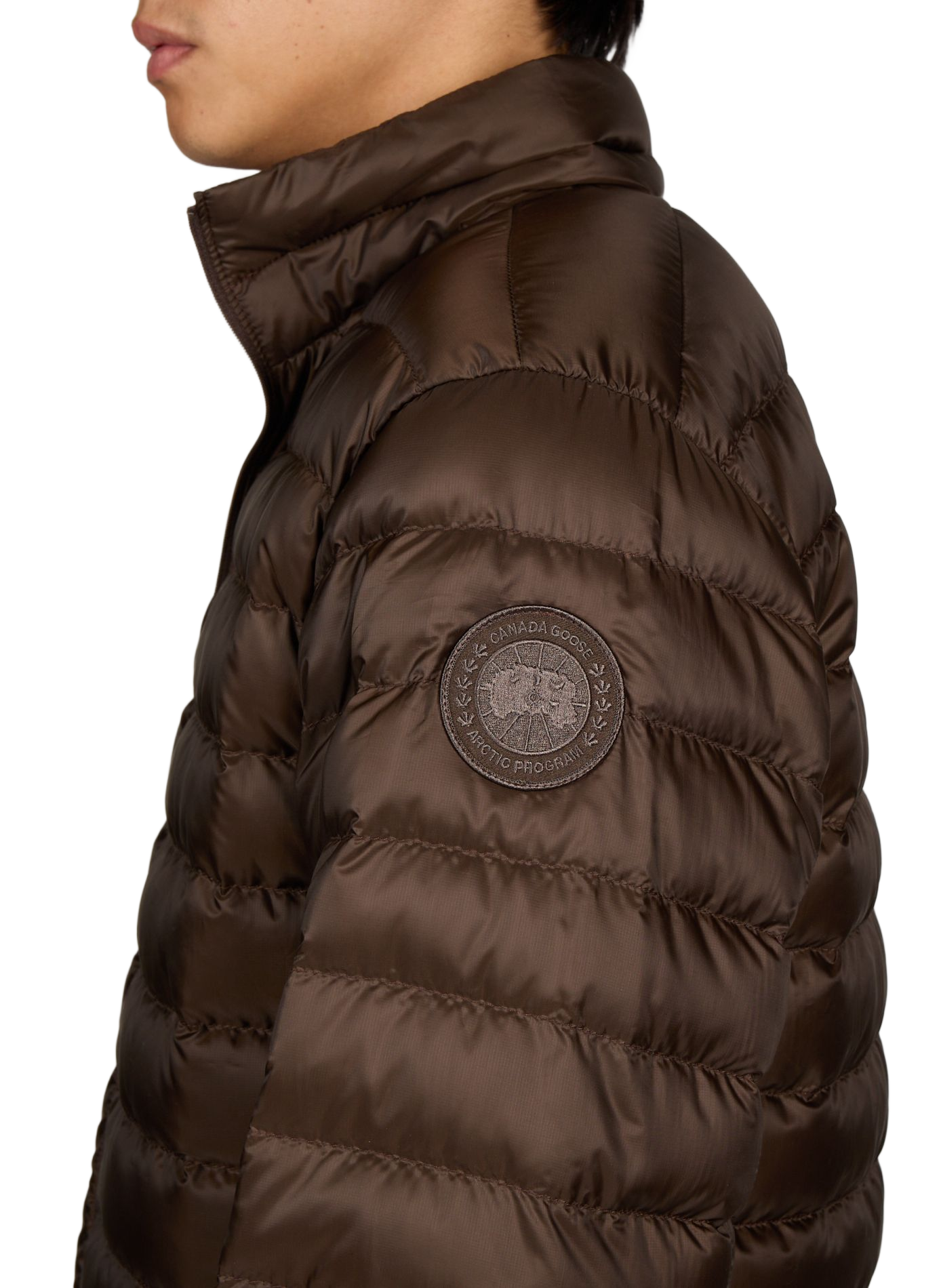 Piumino dritto trapuntato monocolore CANADA GOOSE Nero