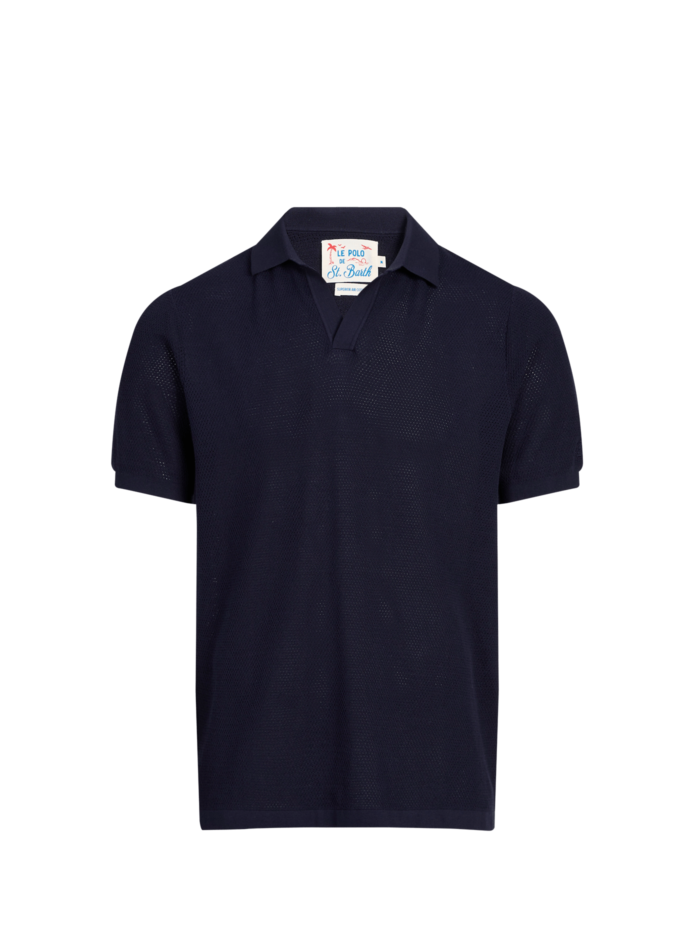 Sloan Mesh Buttonless Cardigan MC2 SAINT BARTH Blue