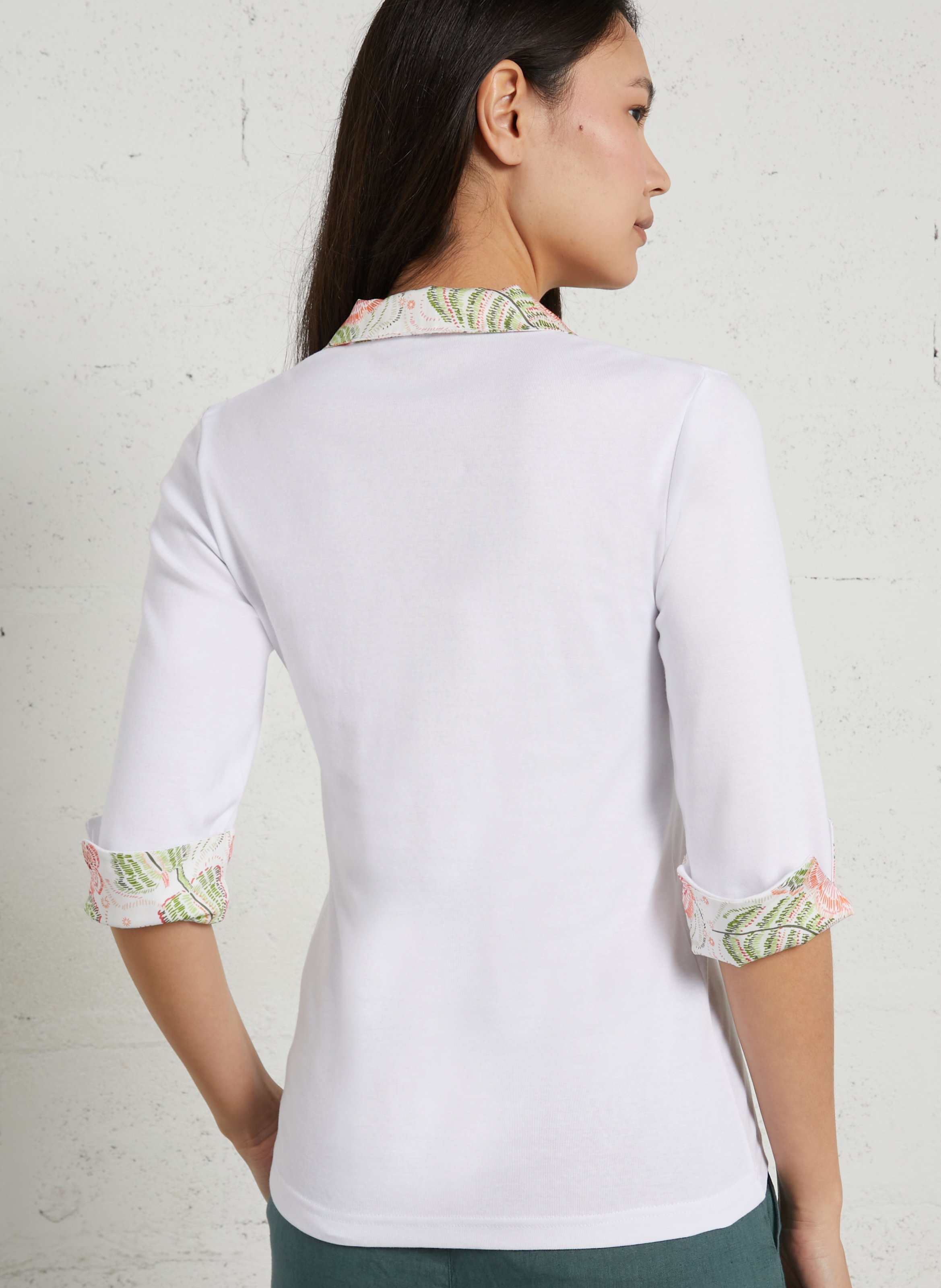 Polo en coton ARMOR-LUX Blanc