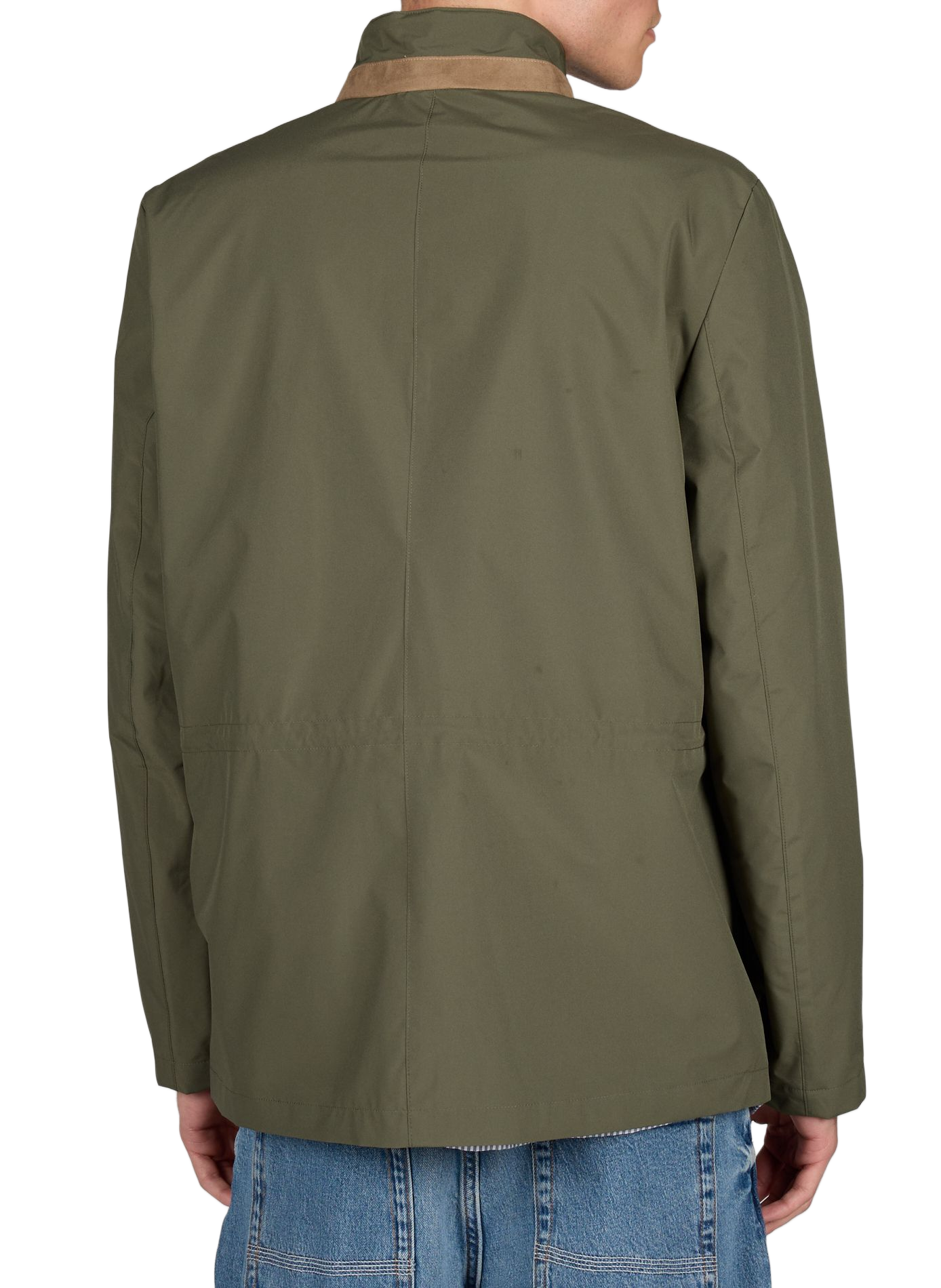Light jacket with high collar HACKETT Green