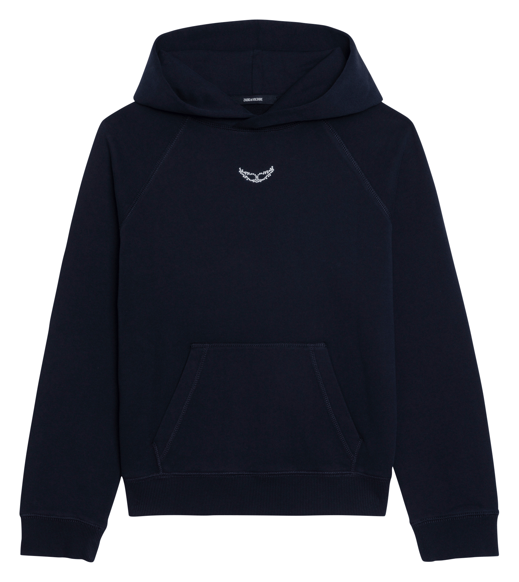 Sweat col rond en coton bio georgy ZADIG&VOLTAIRE Bleu