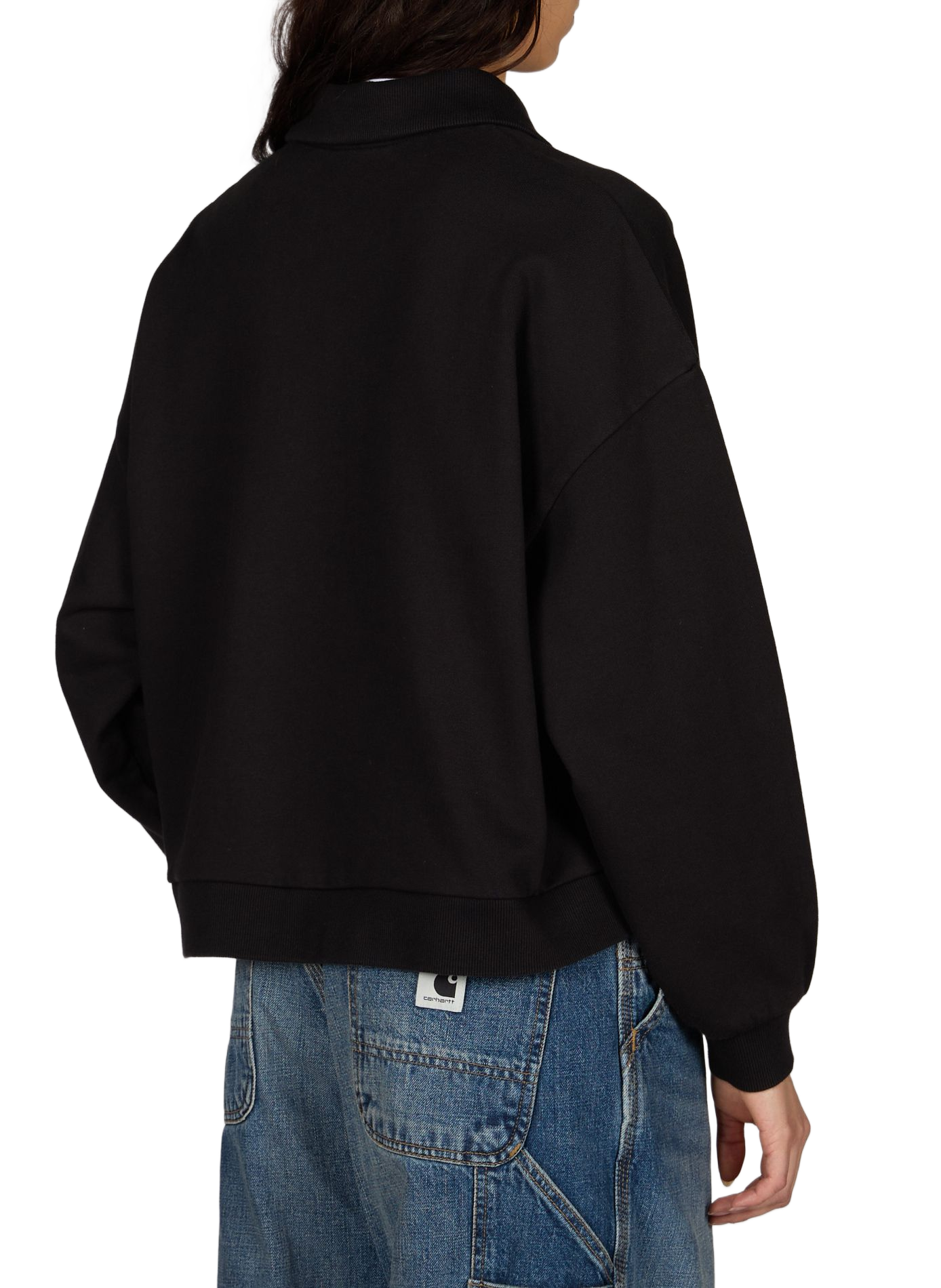 Brenta cotton sweat polo CARHARTT WIP Black