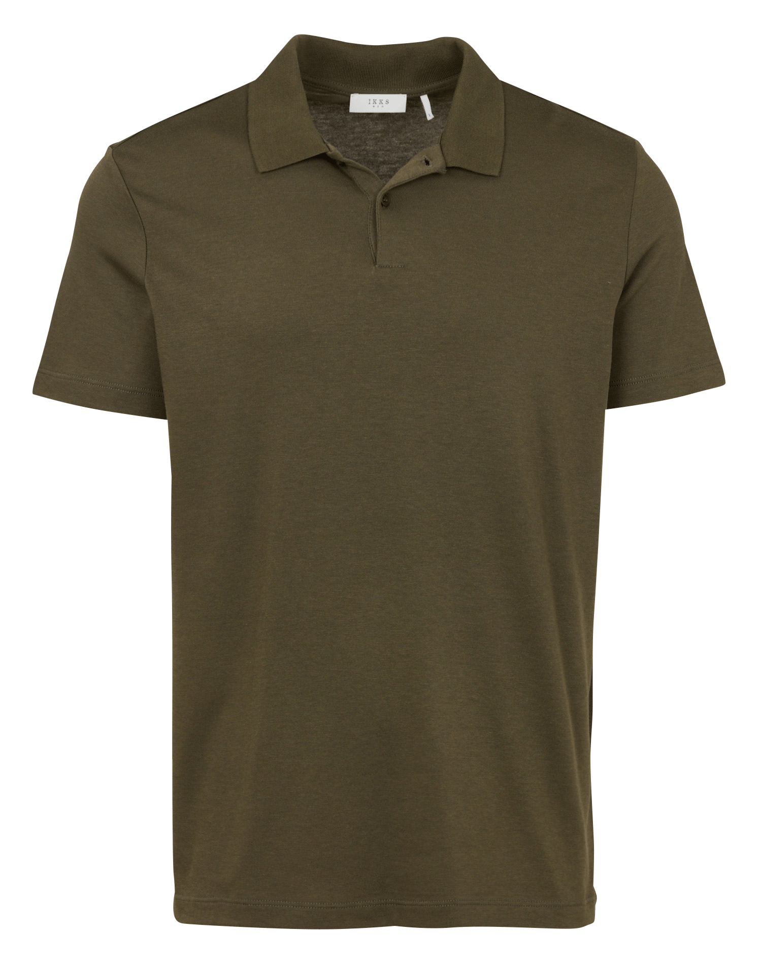Polo regular-fit en coton mélangé IKKS Kaki