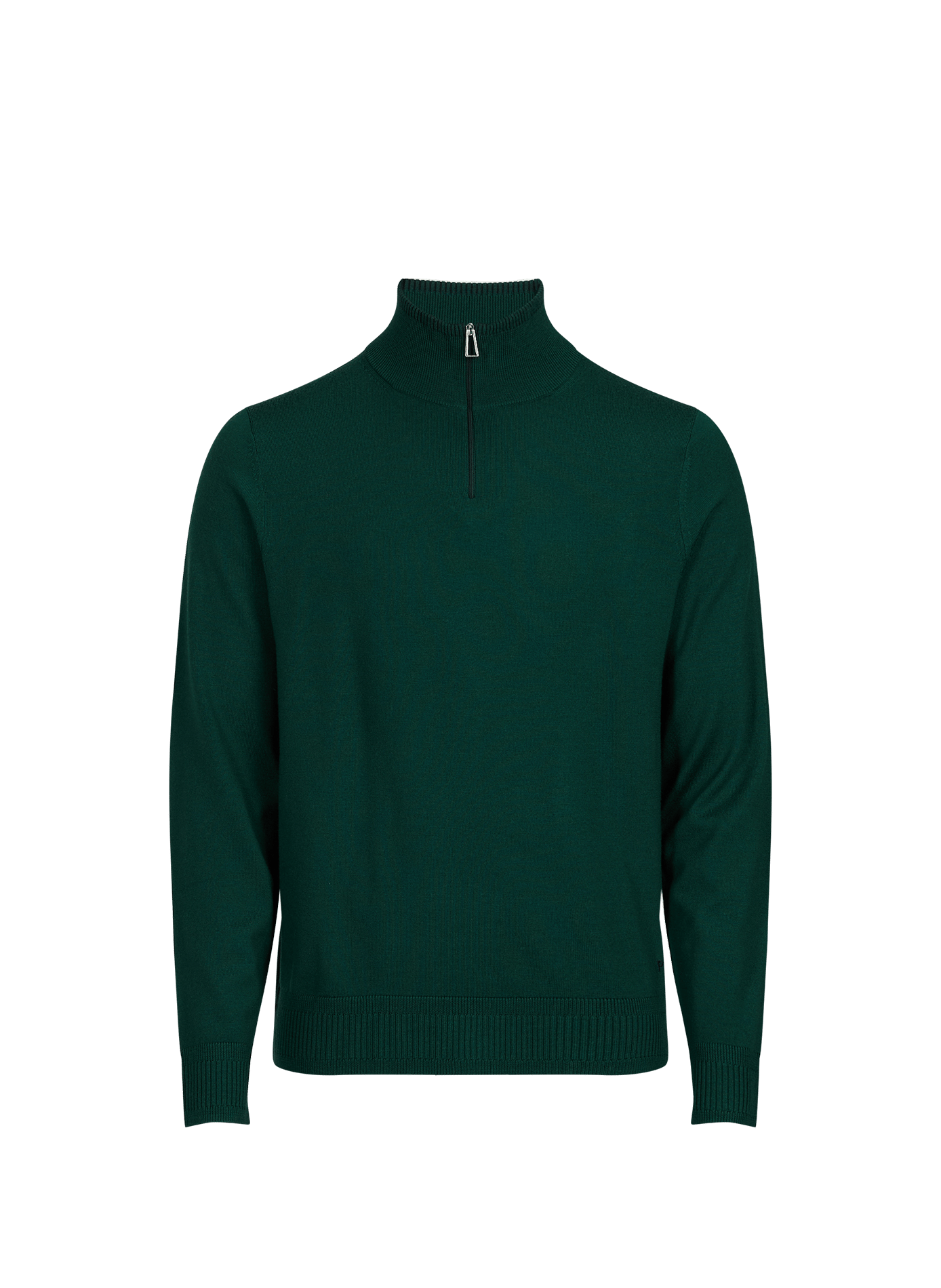 Zip-up wool turtleneck sweater PAUL SMITH Green