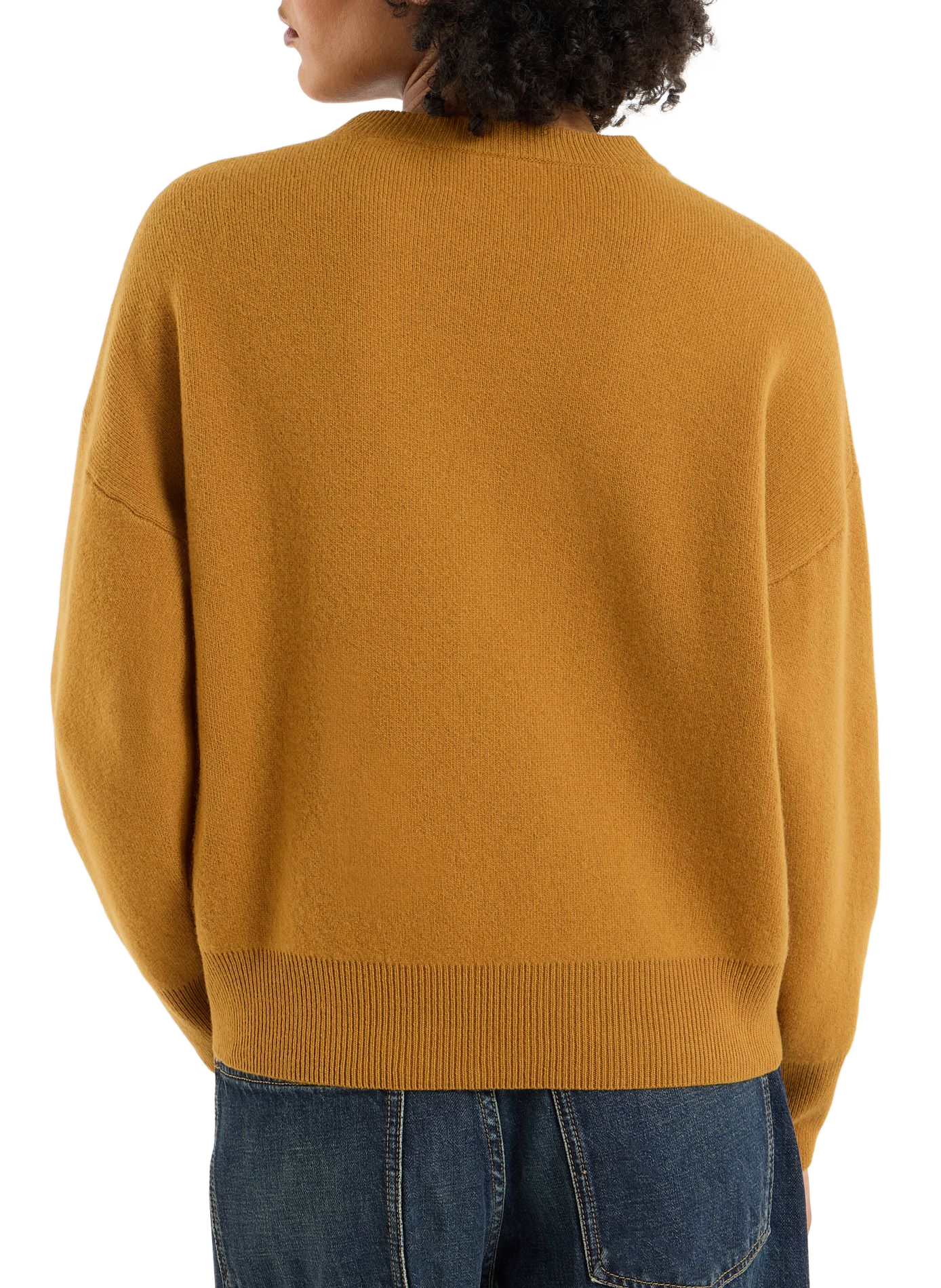 Round neck wool sweater by Brandi SAISON 1865 Yellow