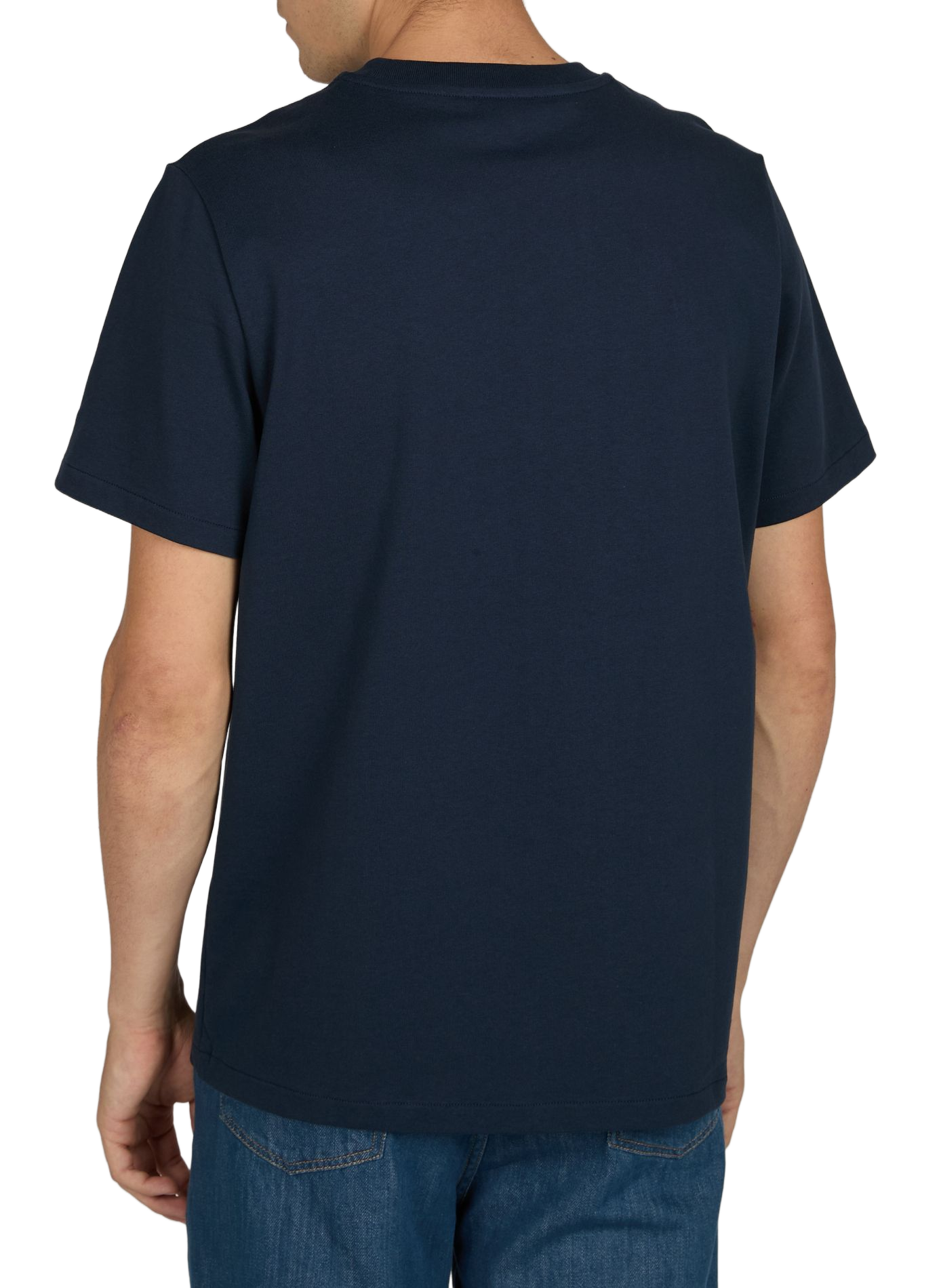 T-shirt à col rond en coton A.P.C. Bleu