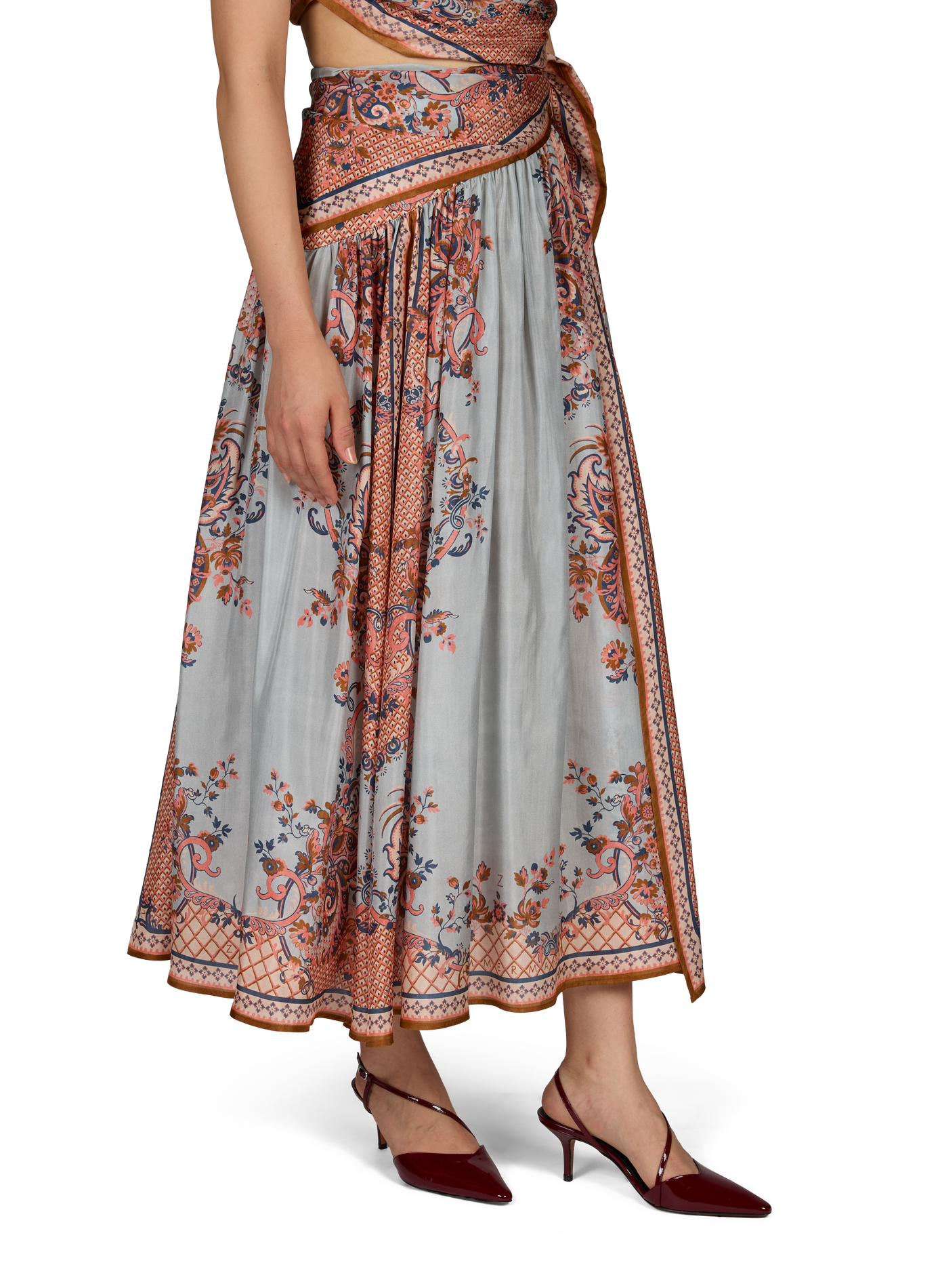 Printed long skirt ZIMMERMANN Multicolour