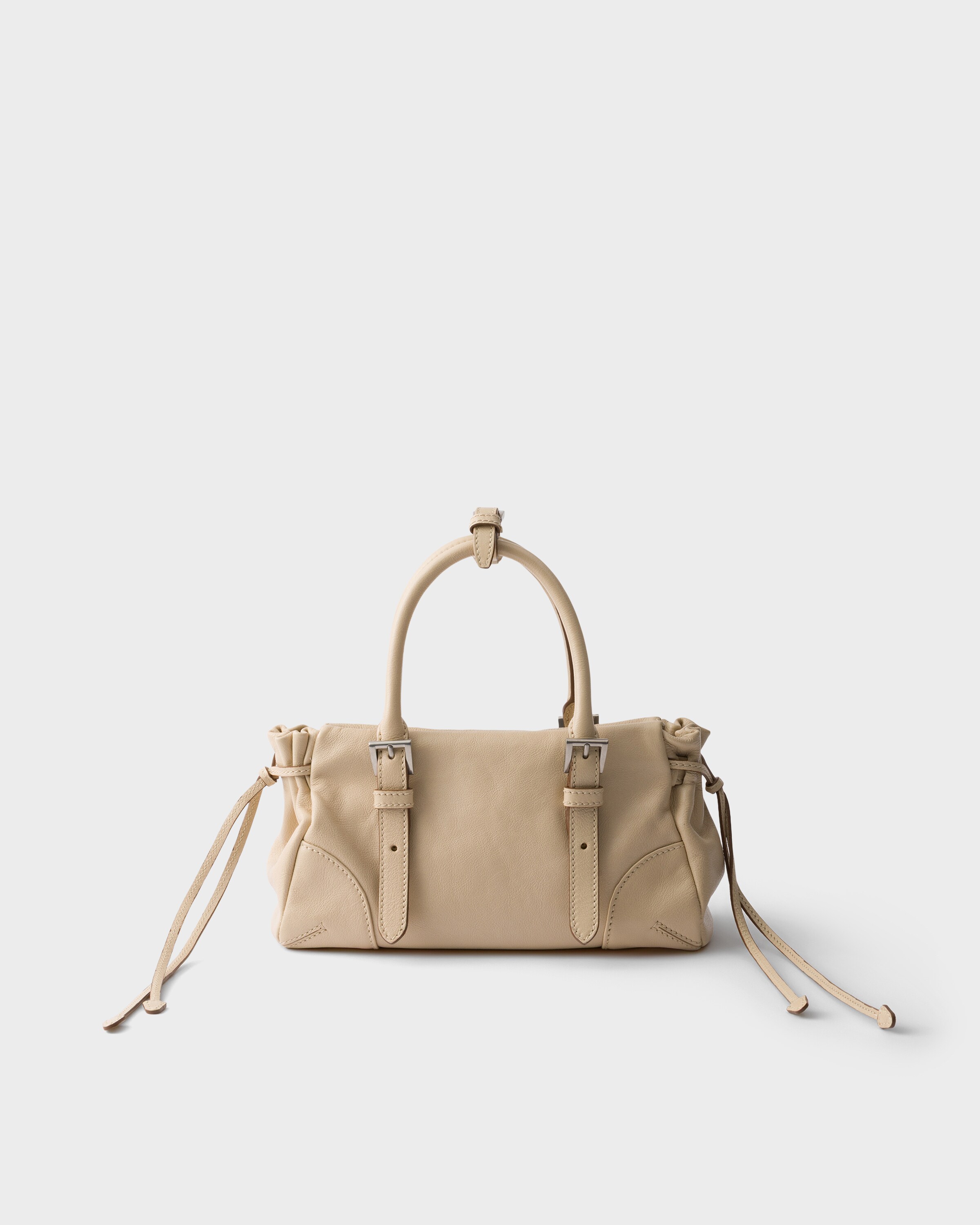 Petit sac prada karin en cuir PRADA Beige