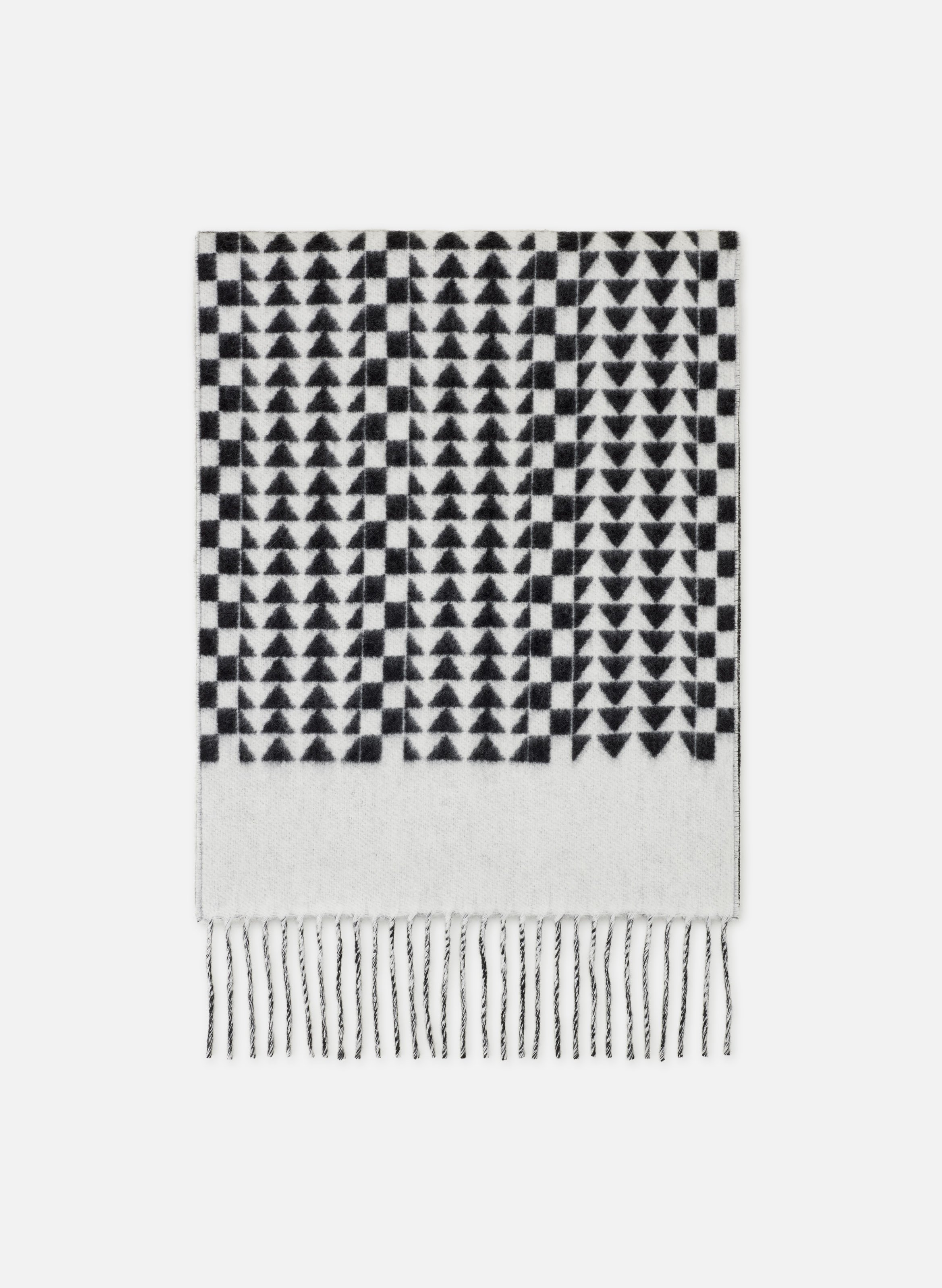 Écharpe artdeco en cachemire LANVIN Gris