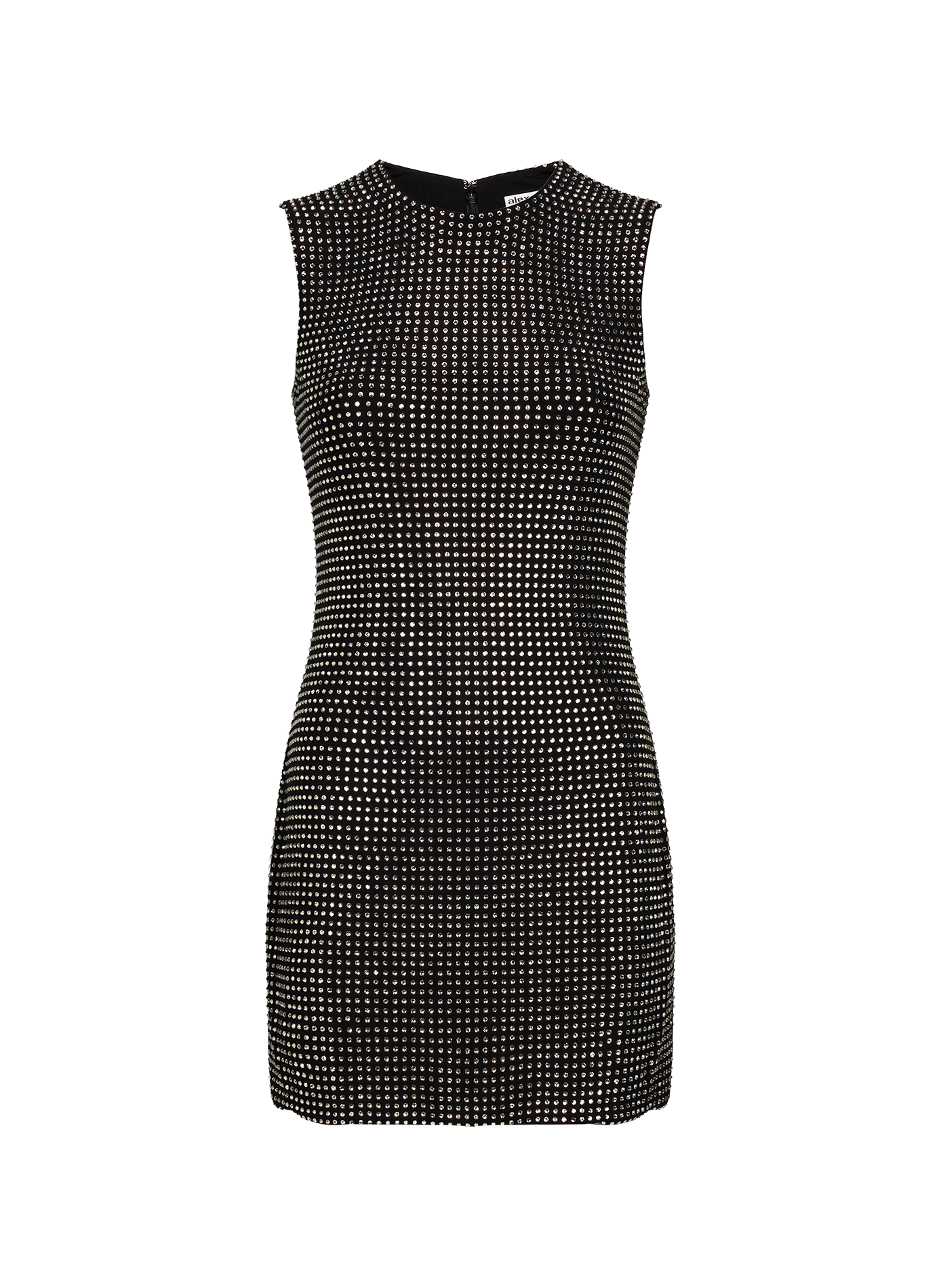 Kurzes enganliegendes Paillettenkleid ALEXANDER WANG Schwarz