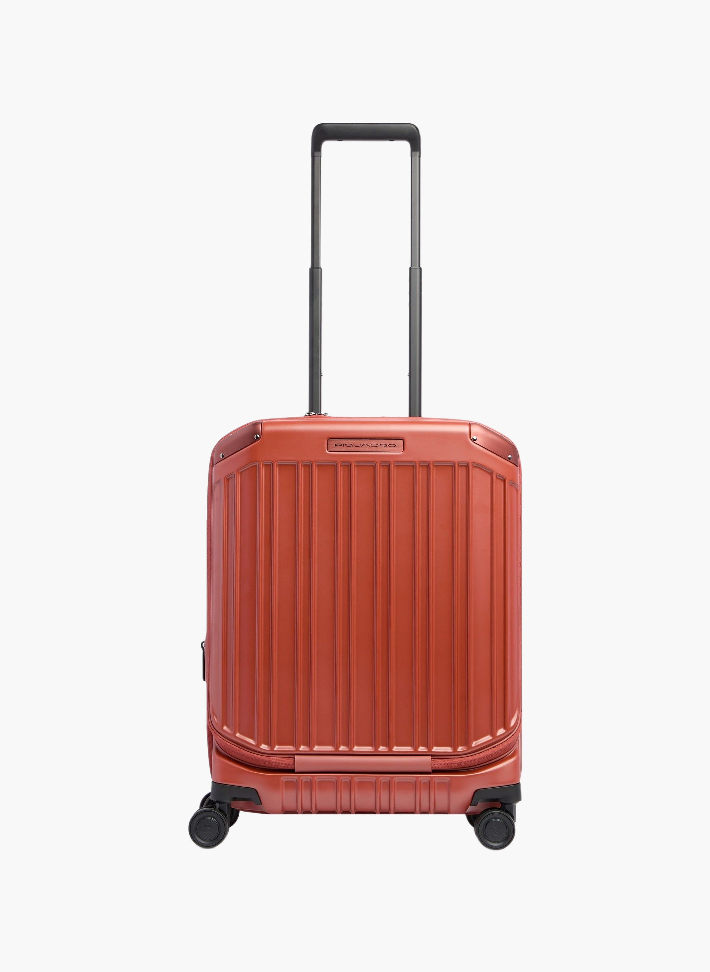 Valise cabine pour ordinateur avec deux ouvertures PIQUADRO Marron