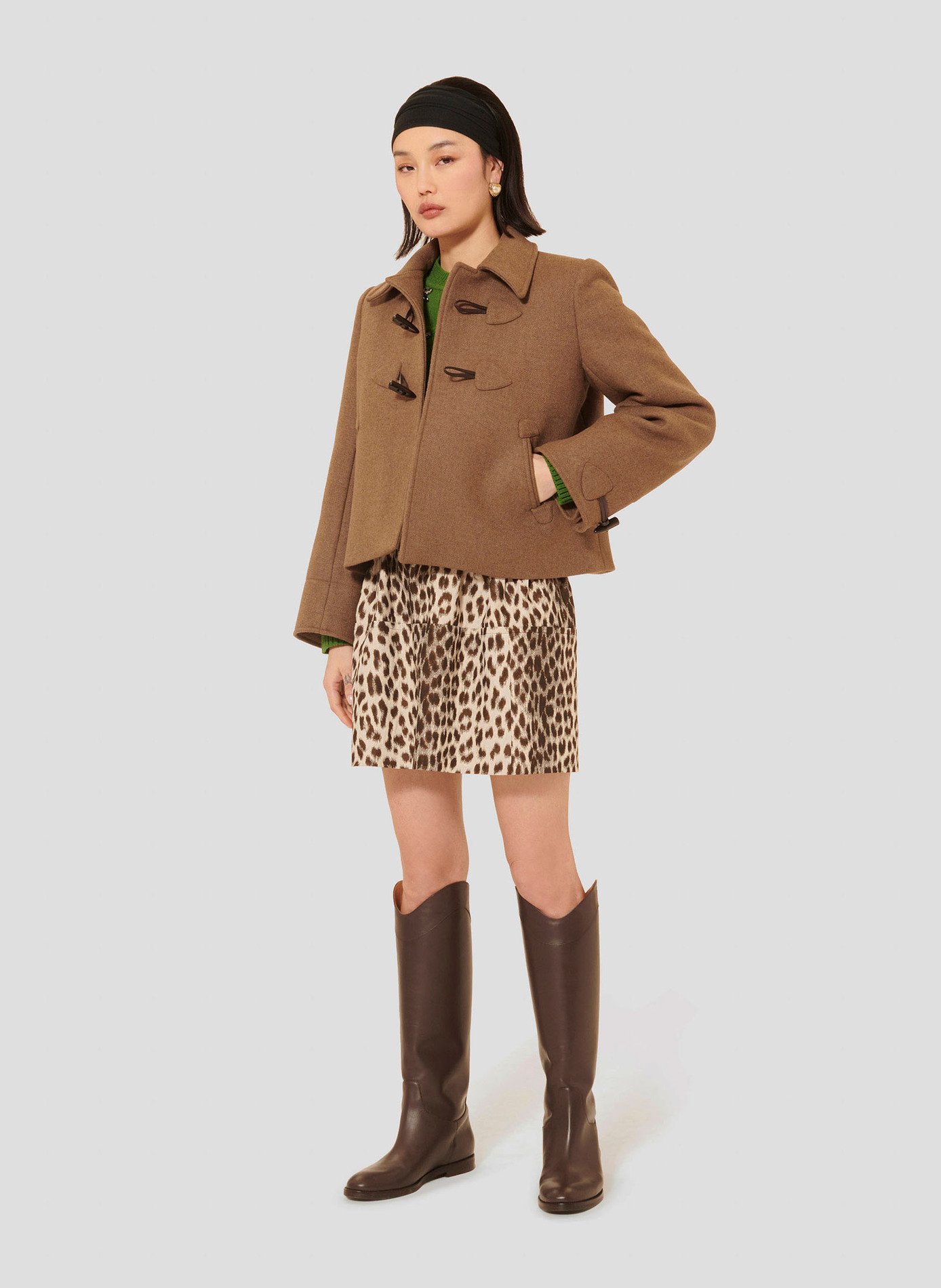 Manteau manoel TARA JARMON Marron