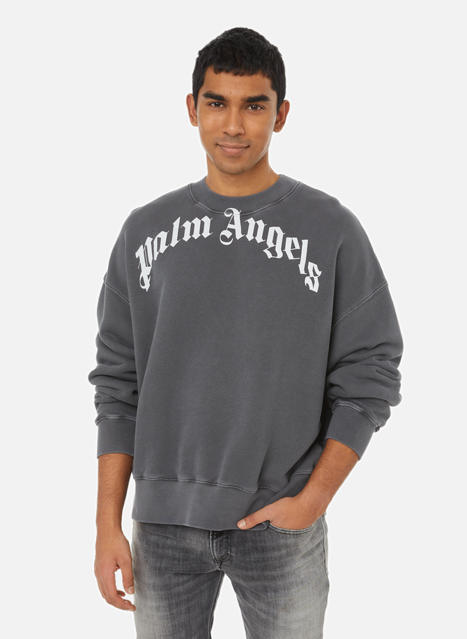 Sweatshirt oversize en coton PALM ANGELS