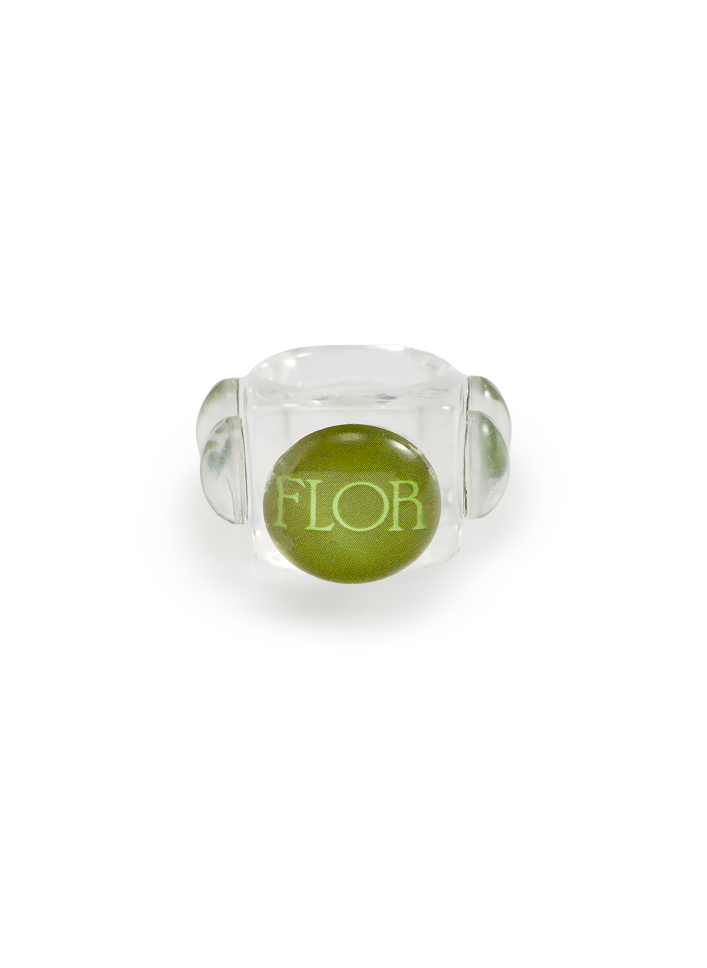 X TETIER - Bague Iconic Flor LA MANSO Vert