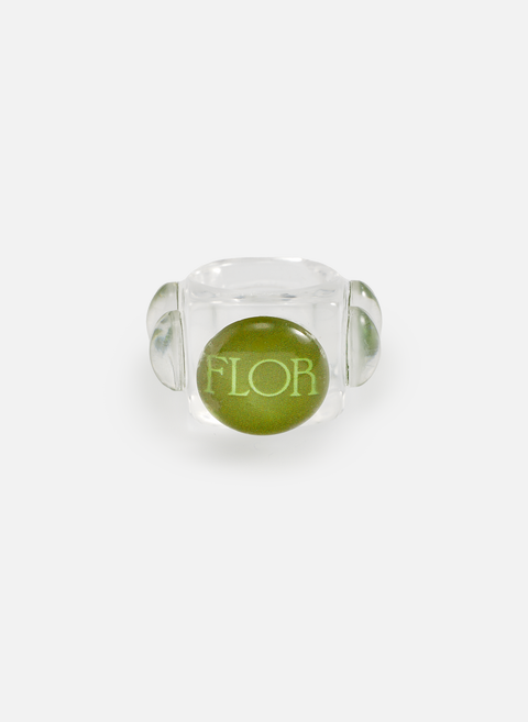 X TETIER - Bague Iconic Flor GreenLA MANSO 