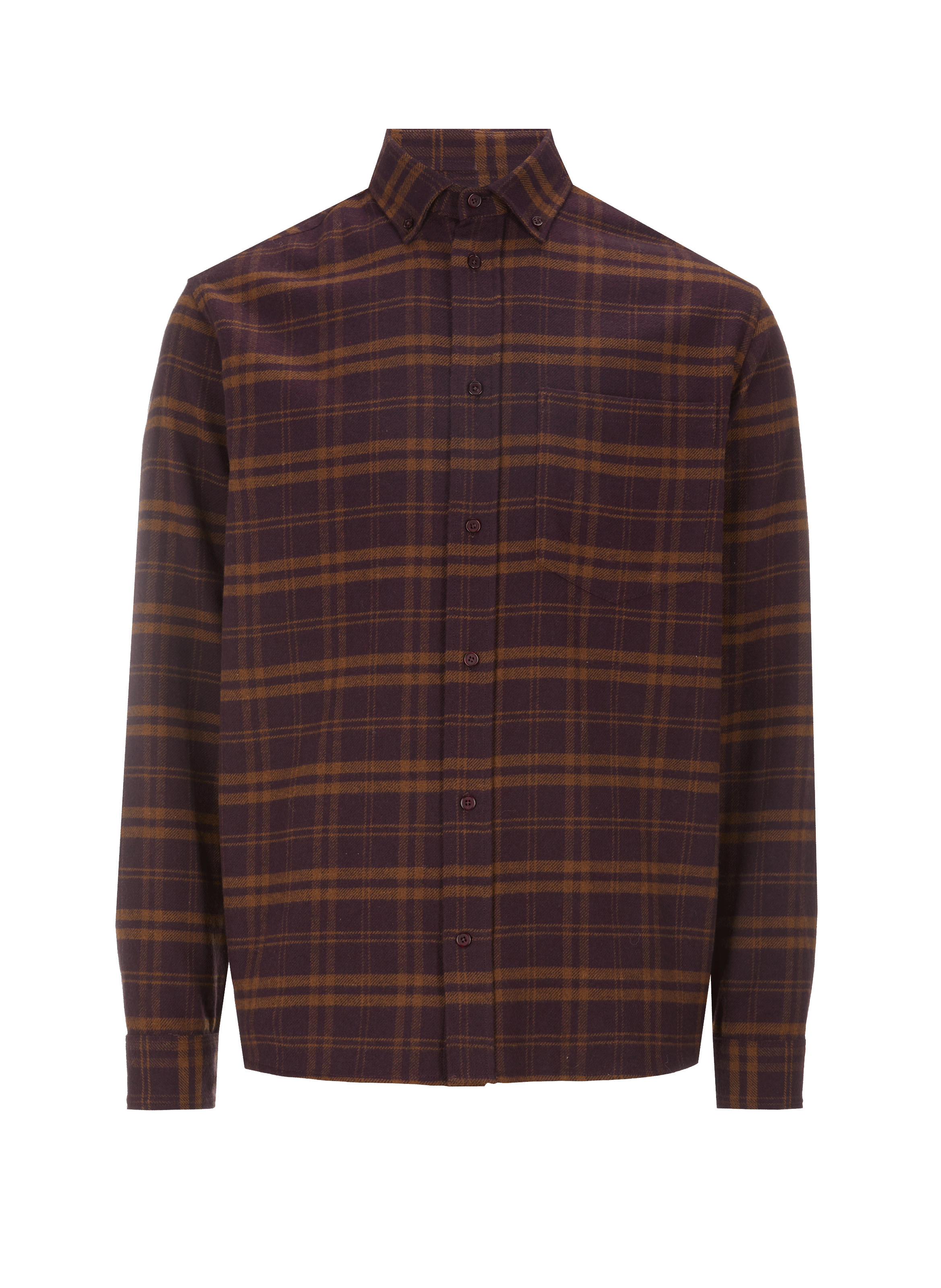 SAISON 1865 Chemise à carreaux en coton Rouge