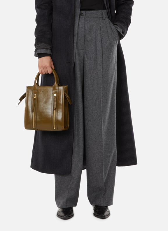 Pantalon droit en laine Gris by SAISON 1865 SAISON 1865 Pantalon droit en laine Gris
