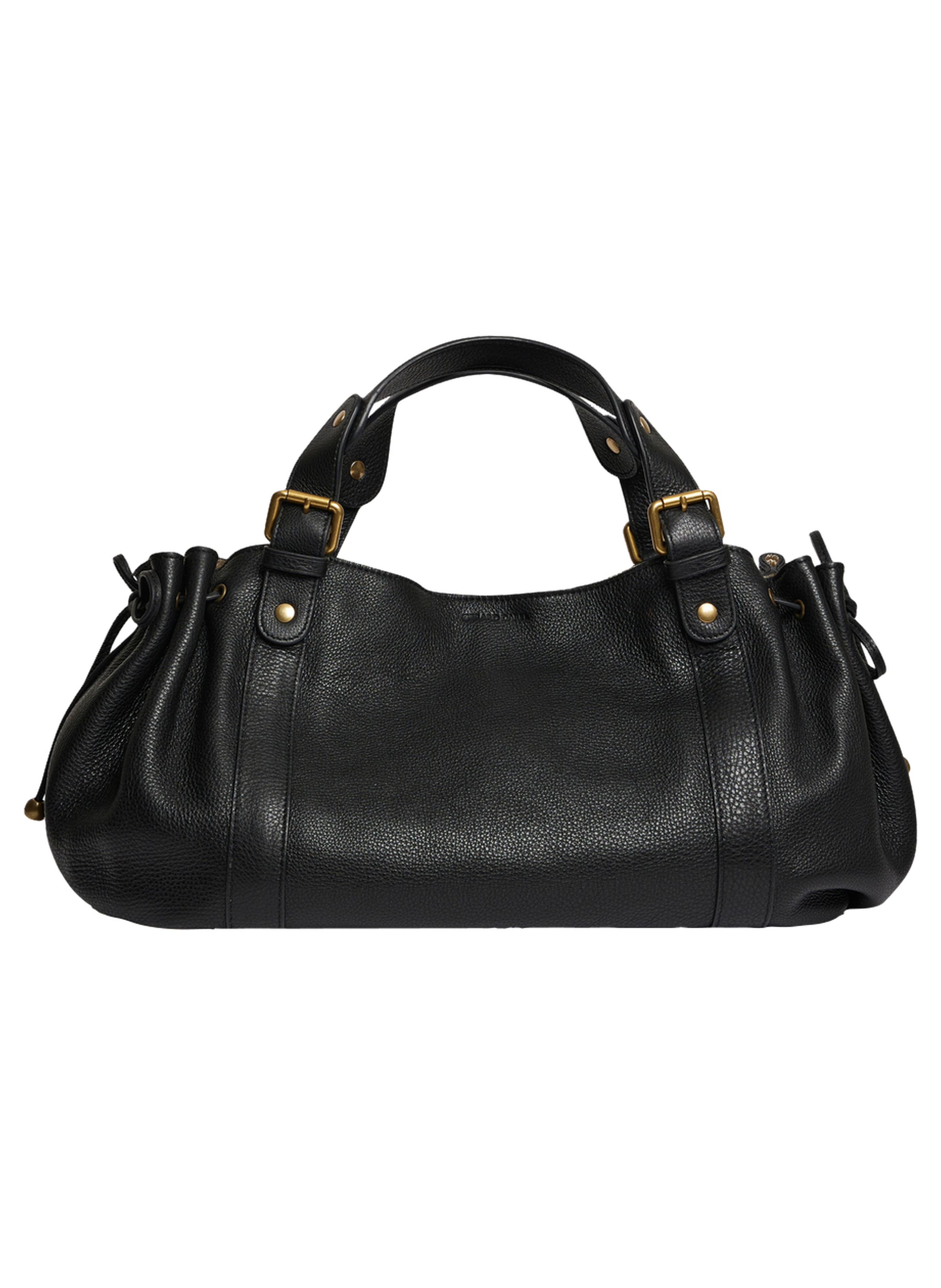 Sac à main en cuir grainé intérieur métallisé - 24h GERARD DAREL Doré