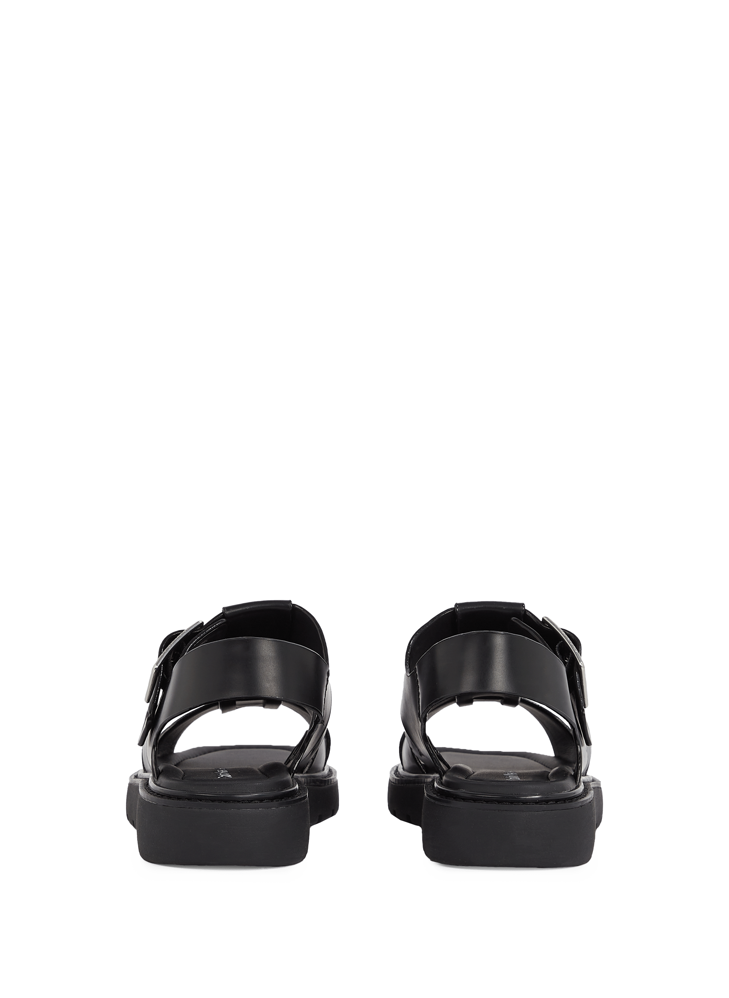 Sandales en cuir CALVIN KLEIN Noir