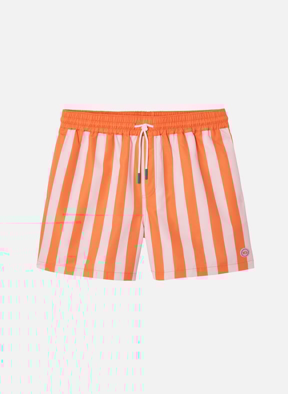 Short de bain en polyester recyclé Orange by BILLYBELT BILLYBELT Short de bain en polyester recyclé Orange