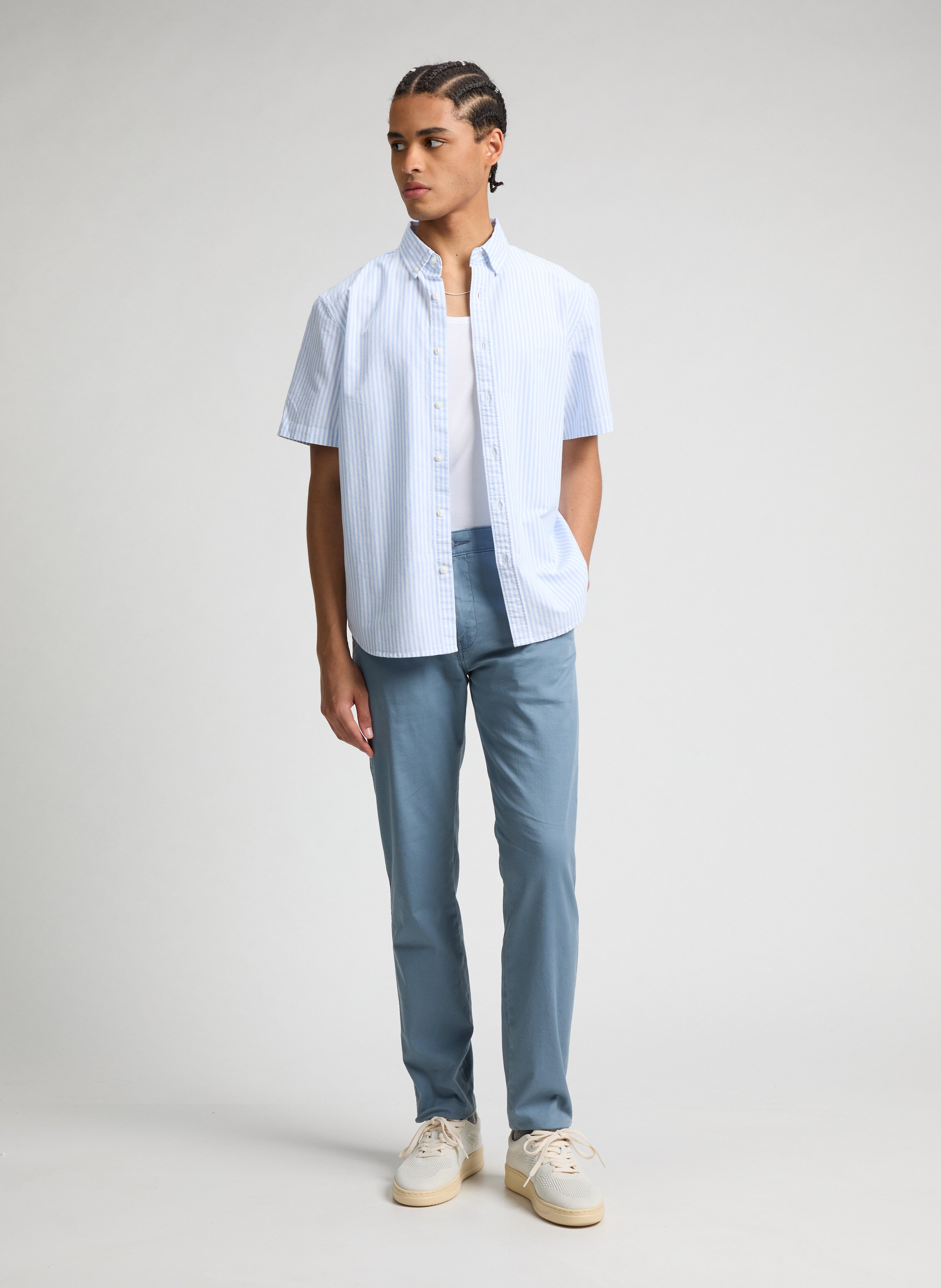 Striped cotton Shirt LEVI'S Blue