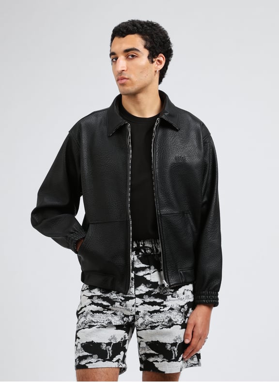 Blouson grainé Noir by ARTE ANTWERP ARTE ANTWERP Blouson grainé Noir