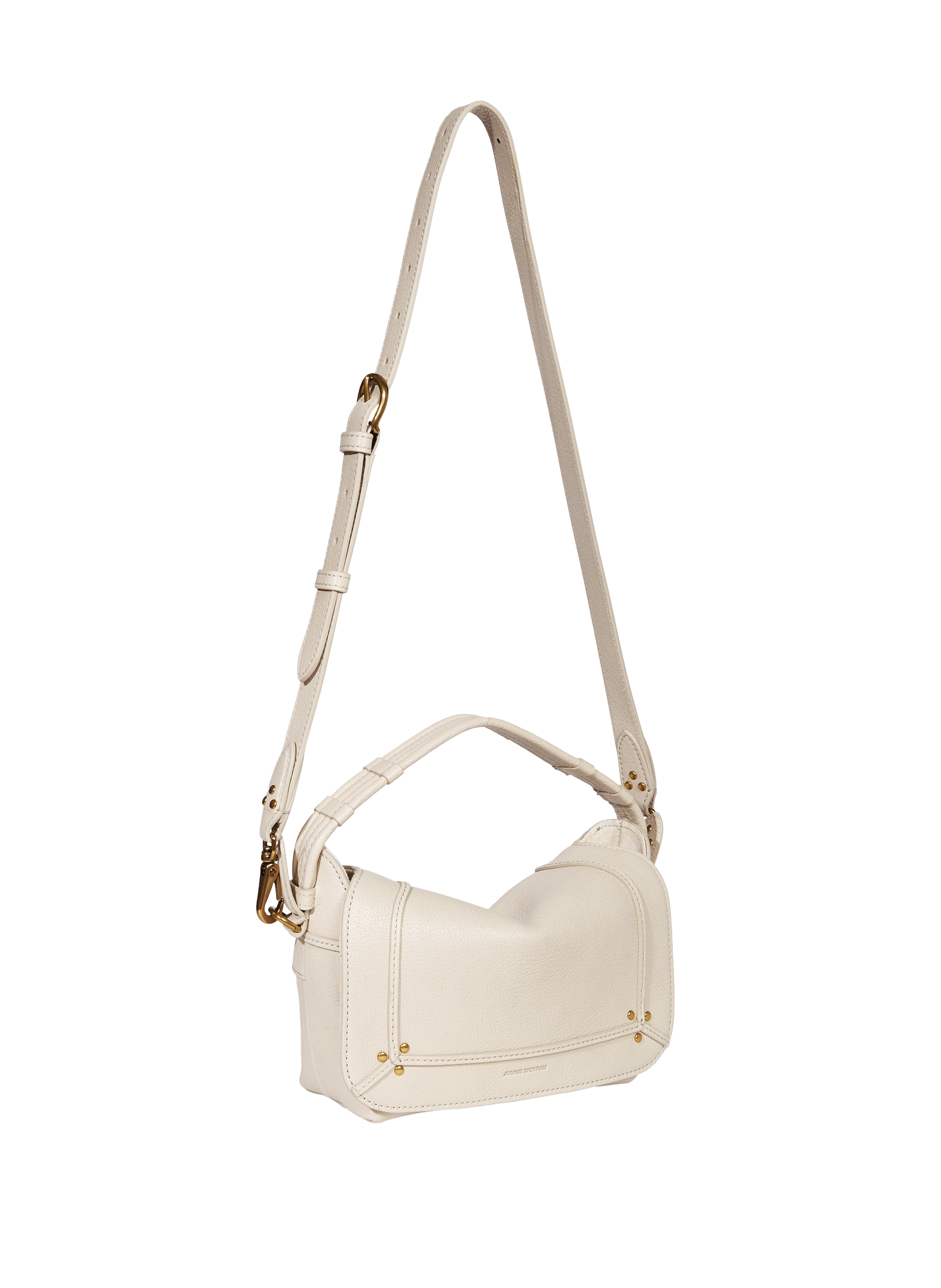 Sac à bandoulière Pépito S en cuir JÉRÔME DREYFUSS Beige
