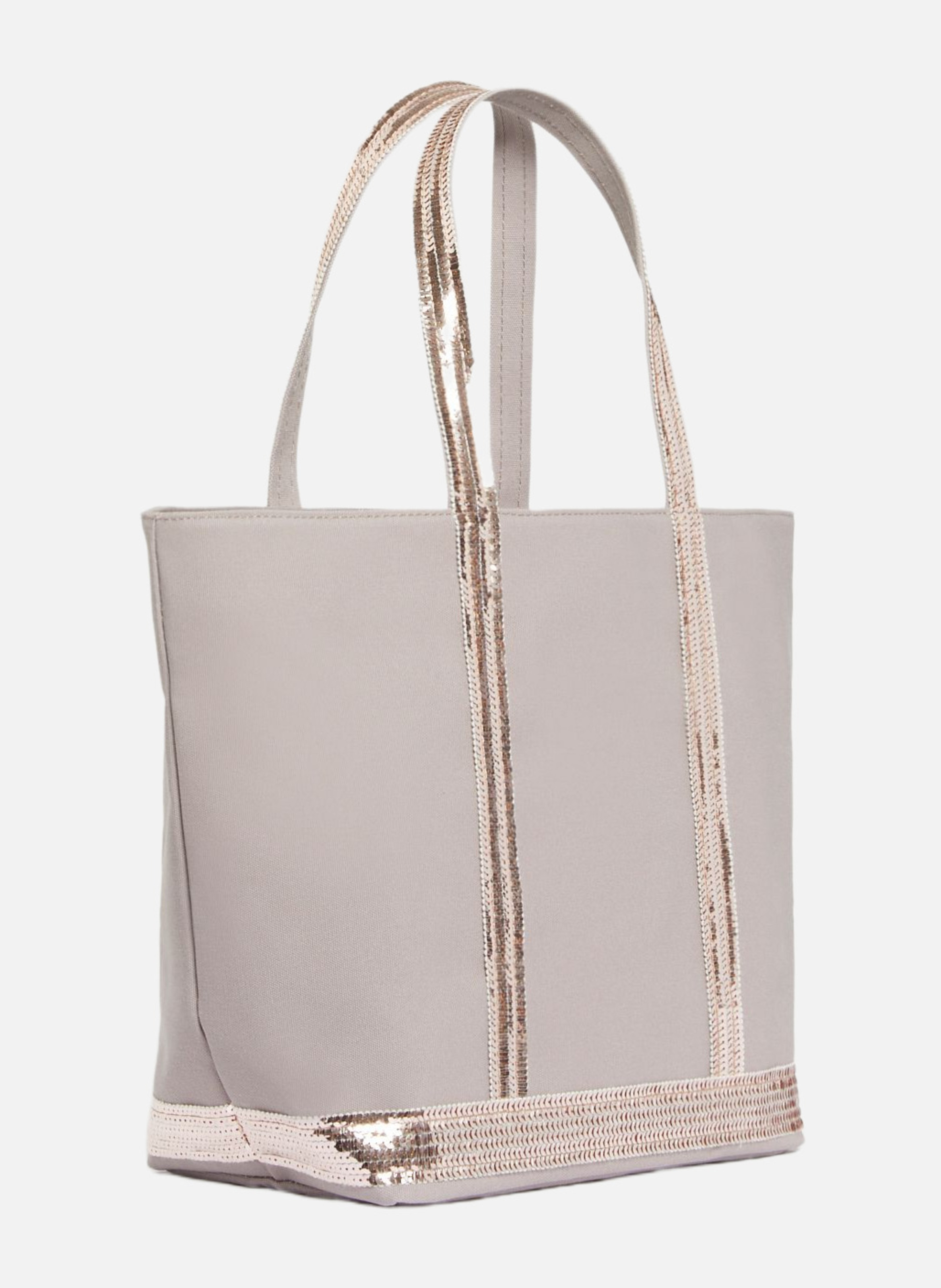 Cabas m zippé en toile VANESSA BRUNO Rose