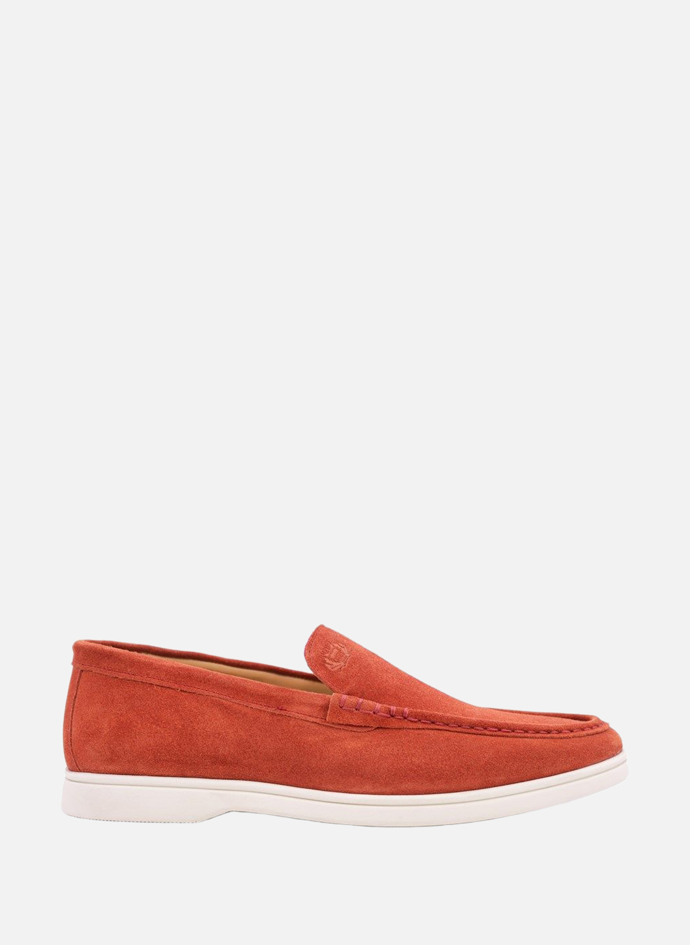 FINSBURY Mocassin velours monaco Rouge