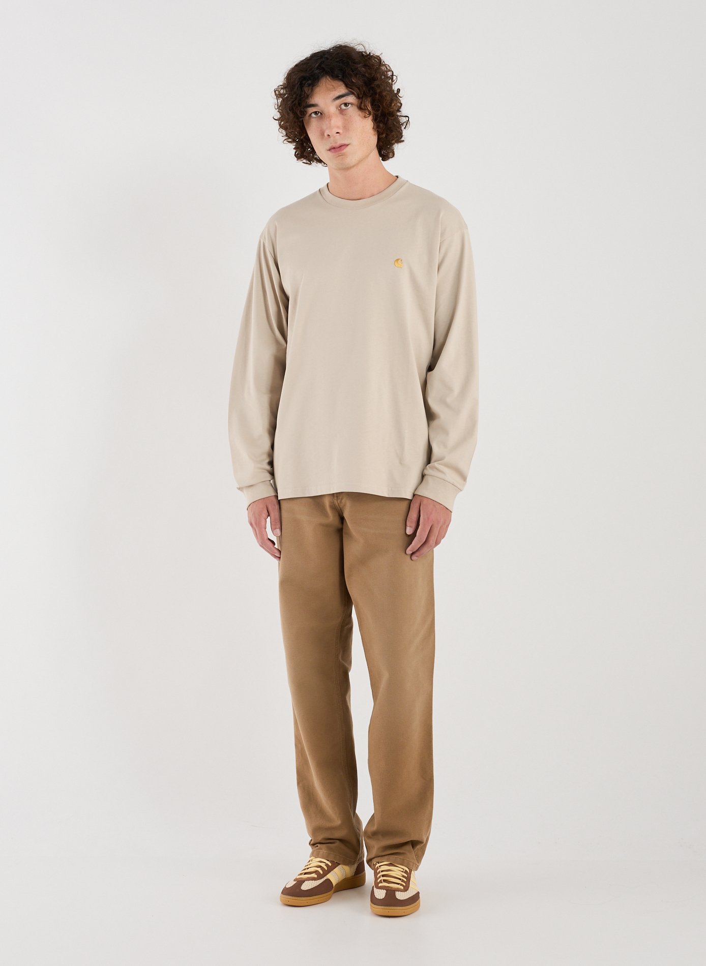 Classic Cotton T-Shirt CARHARTT WIP Beige