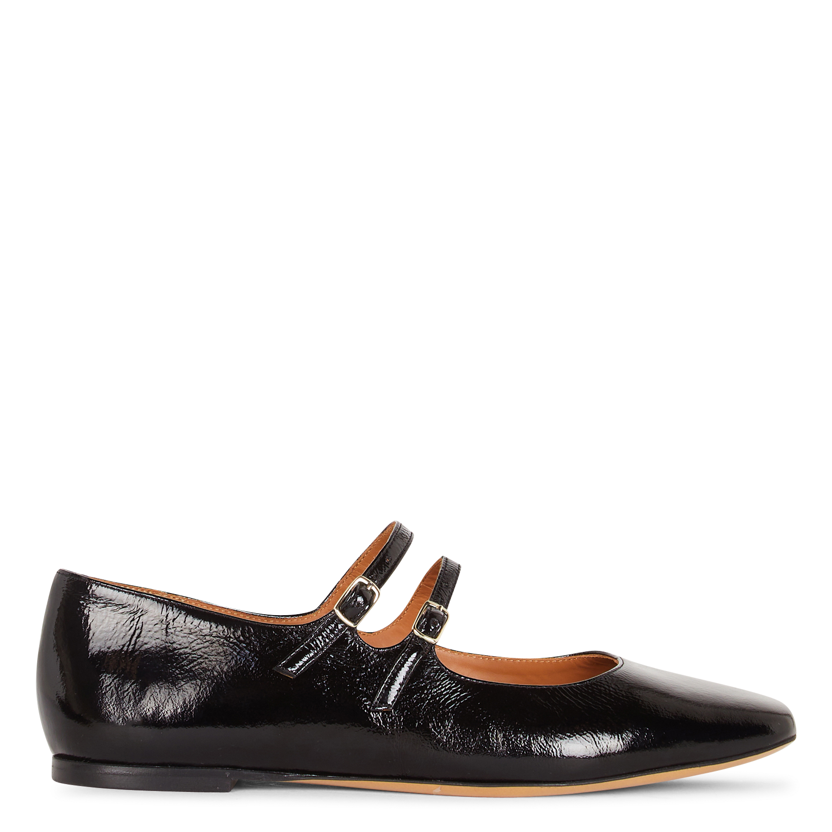 RIVECOUR Babies en cuir vernis n°128 Noir