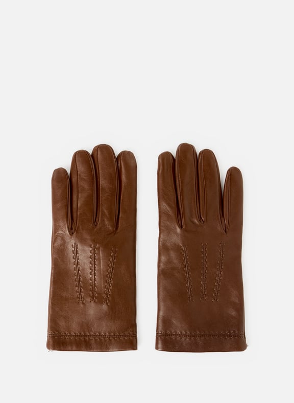 Gants en cuir Marron by SAISON 1865 SAISON 1865 Gants en cuir Marron
