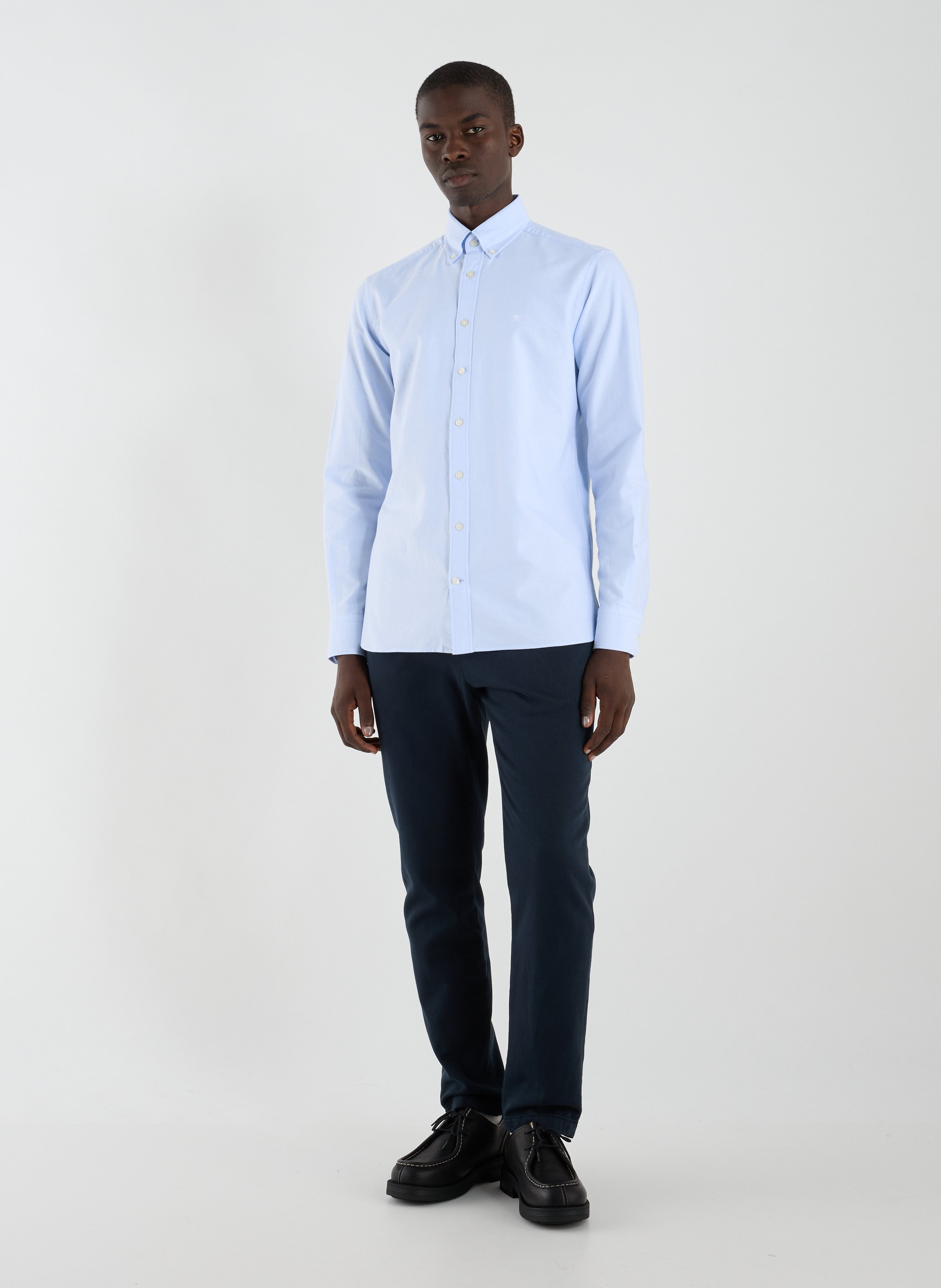 Chemise en coton HACKETT Bleu