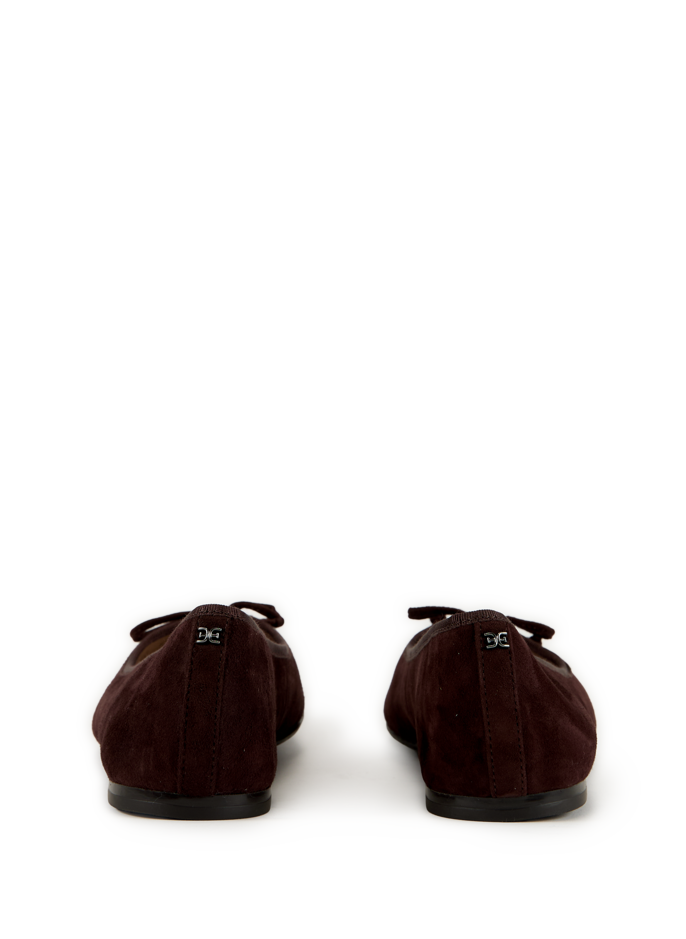 Ballerines à noeud en cuir SAM EDELMAN Marron