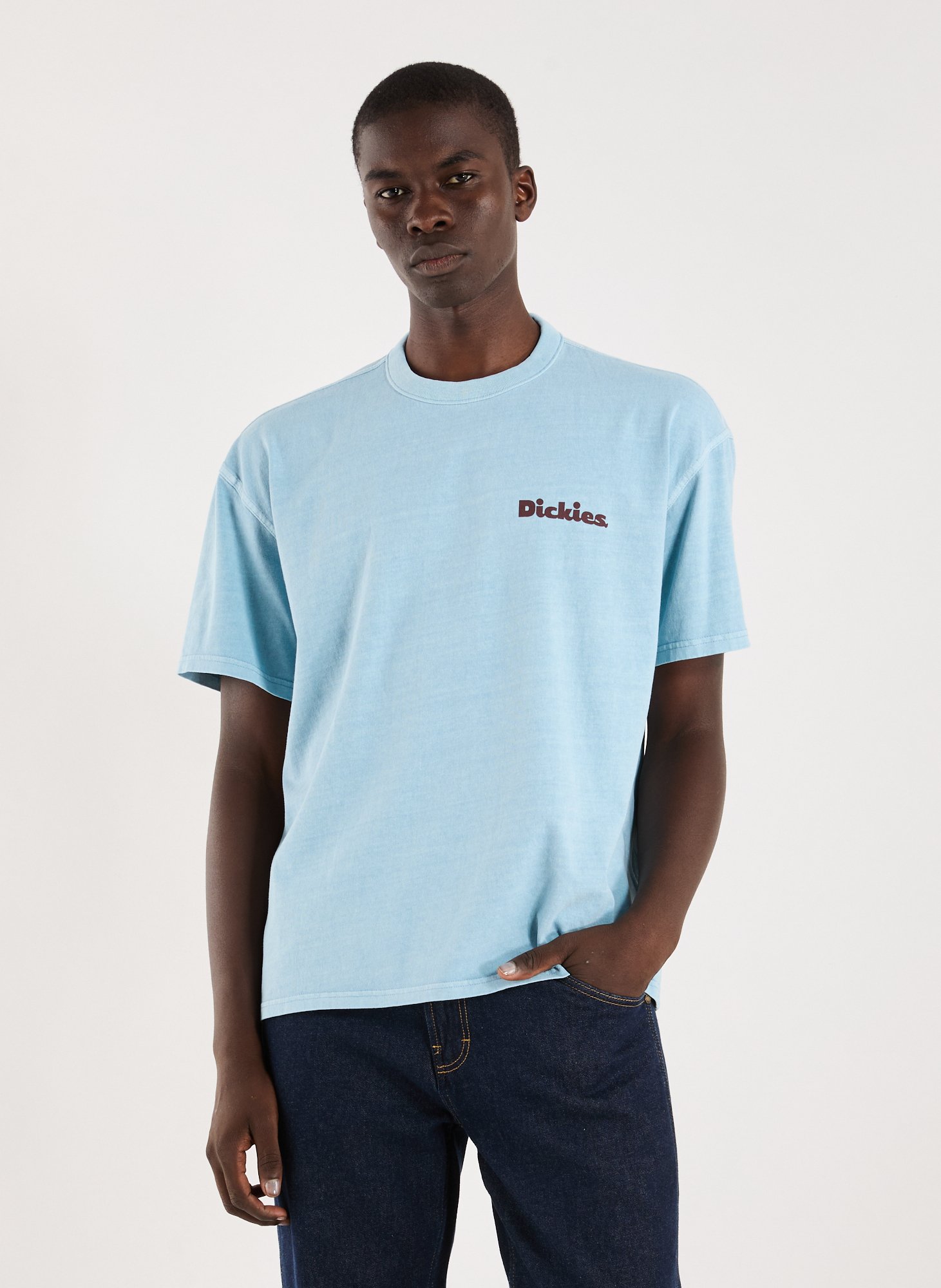 DICKIES T-shirt en coton Bleu