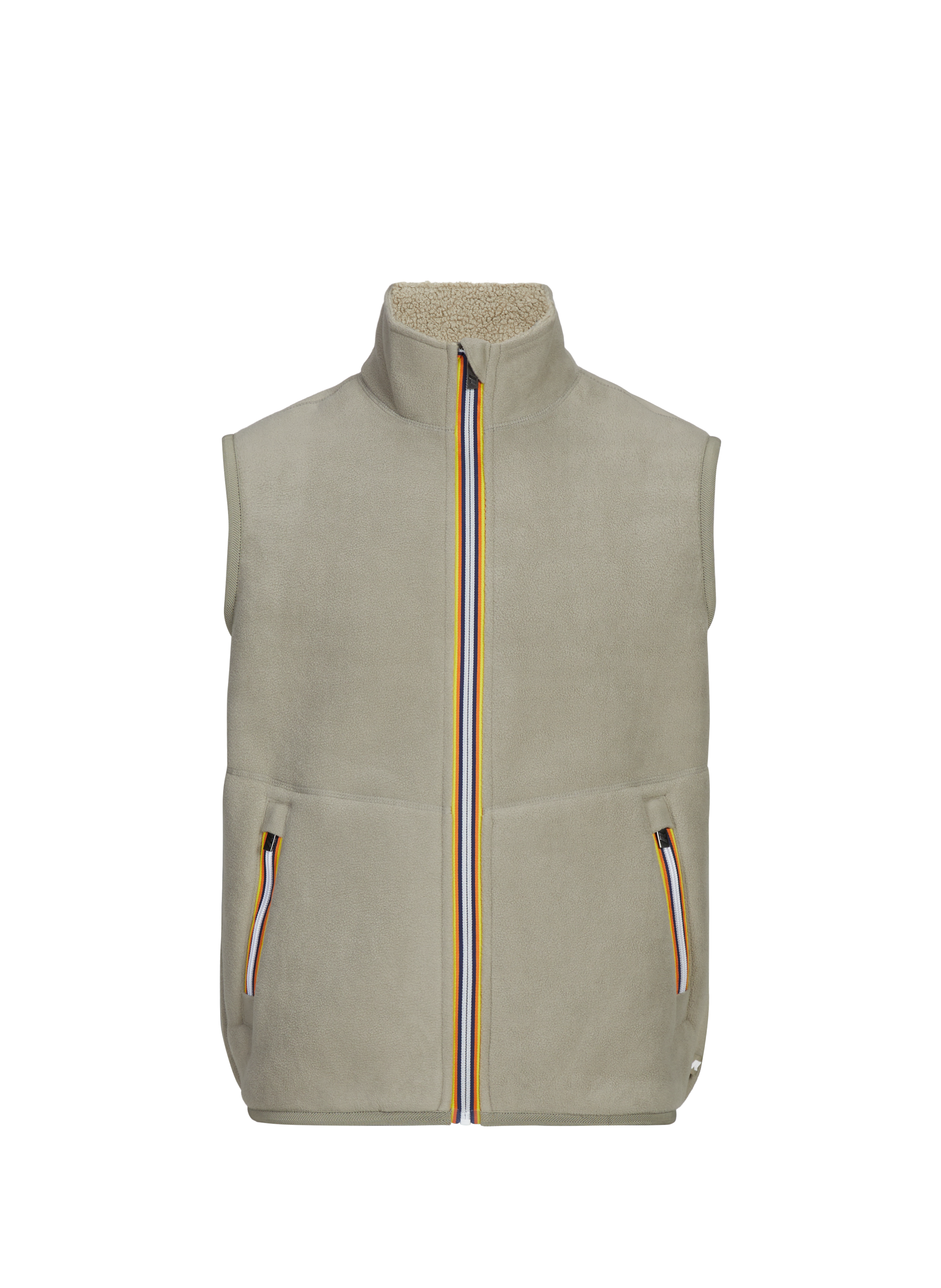 Gilet sans manches à col montant K-WAY Vert