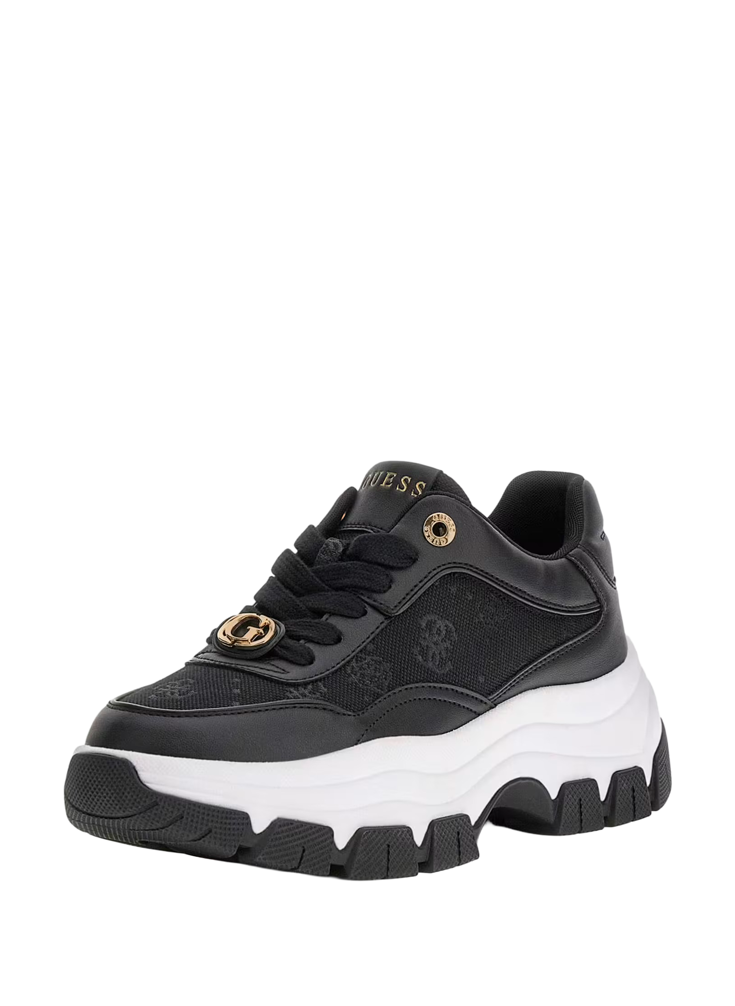 Baskets crantées GUESS Noir